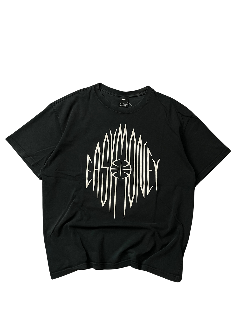 Nike Graphic T-Shirt Black Easy Money Kevin Durant NBA Short Sleeve Men