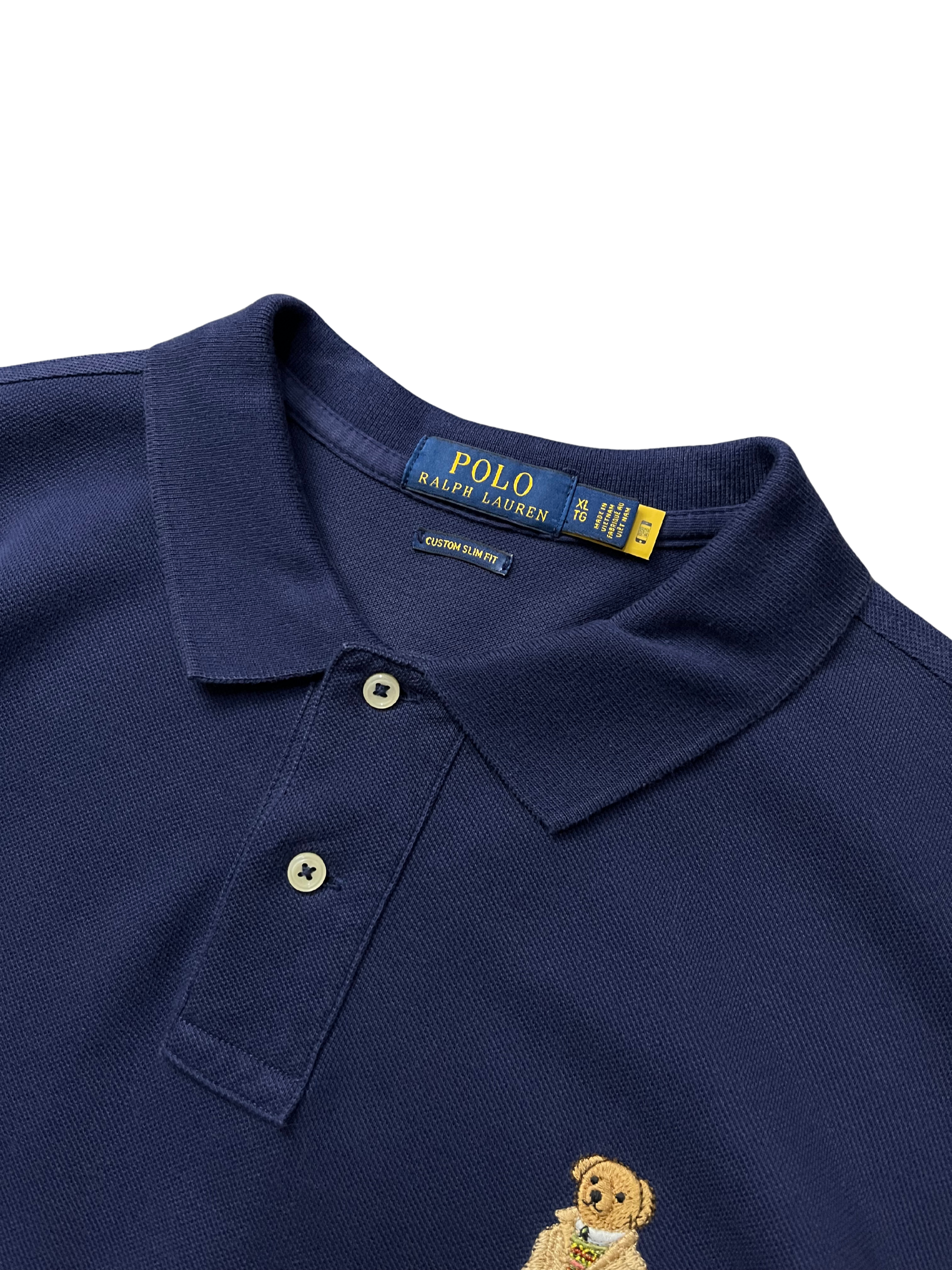 Polo Ralph Lauren Custom Slim Fit Polo Bear Polo Shirt