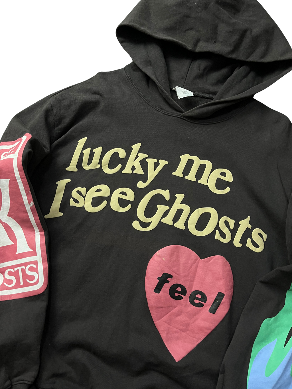 Lucky Me I See Ghosts Kanye West Kid Cudi Hoodie Camp Flog Gnaw