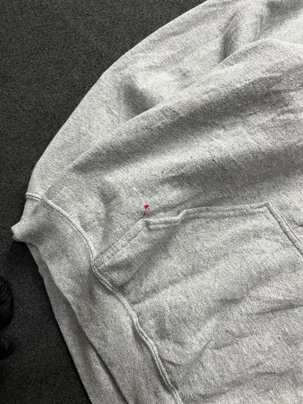 hoodie with a colorful graphic print on the back