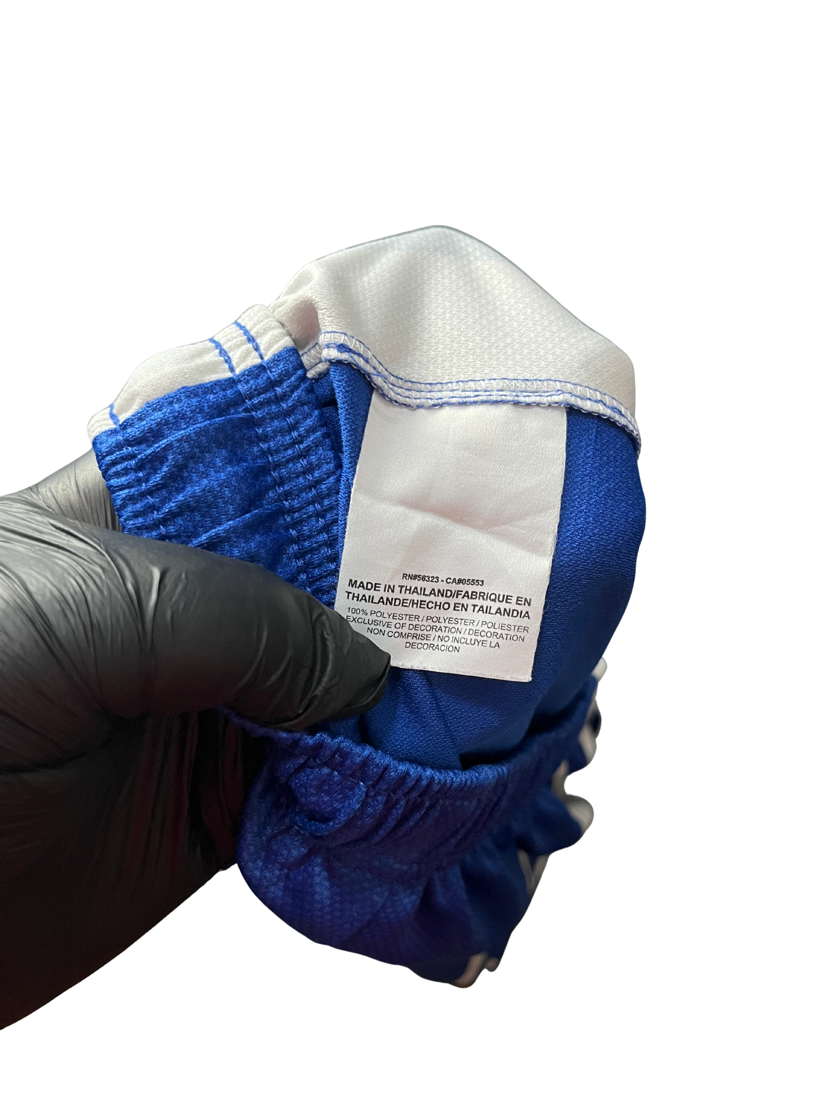 Nike Men's Blue and White Shorts