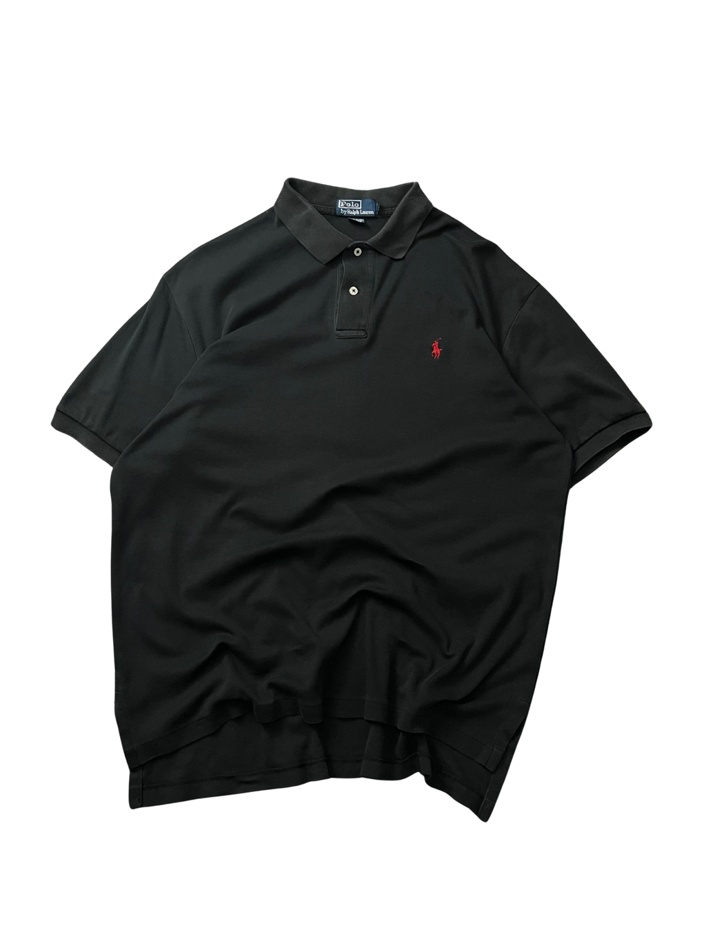 Polo Ralph Lauren embroidered logo polo shirt with a contrasting red embroidered pony