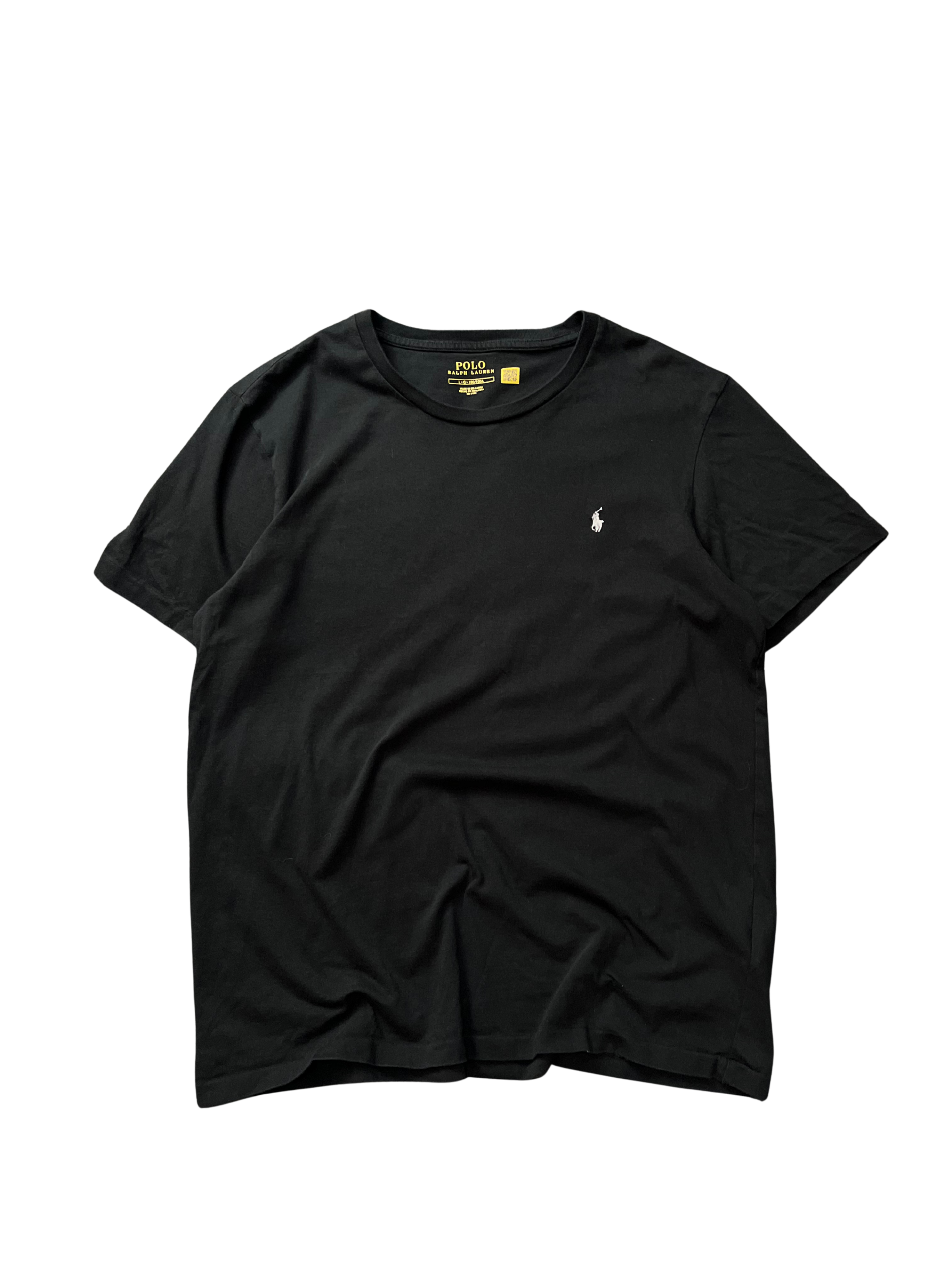 Polo Ralph Lauren Lounge T-Shirt In Black With Logo