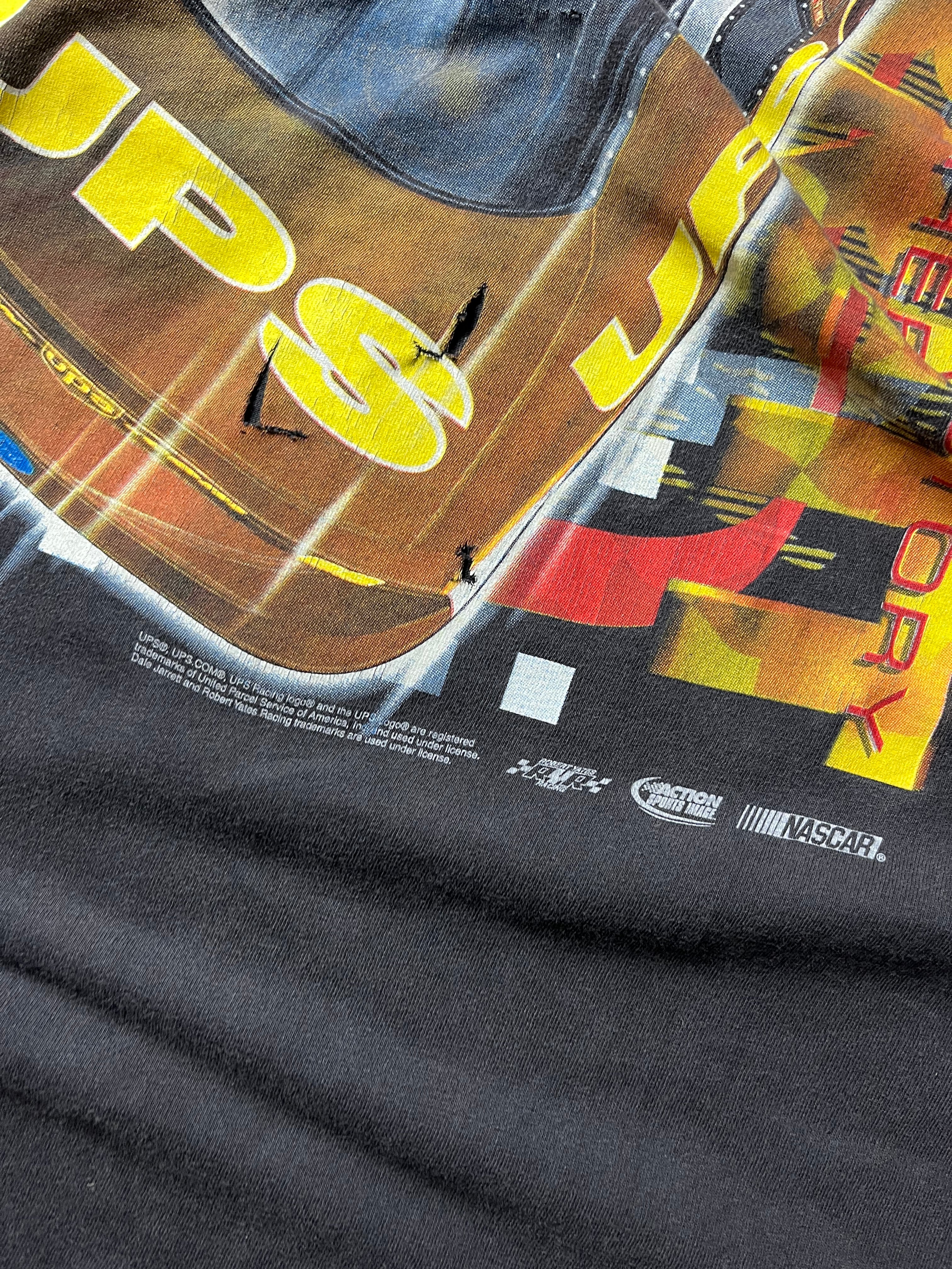 Vintage NASCAR Dale Jarrett Racing T-Shirt 2000s Black