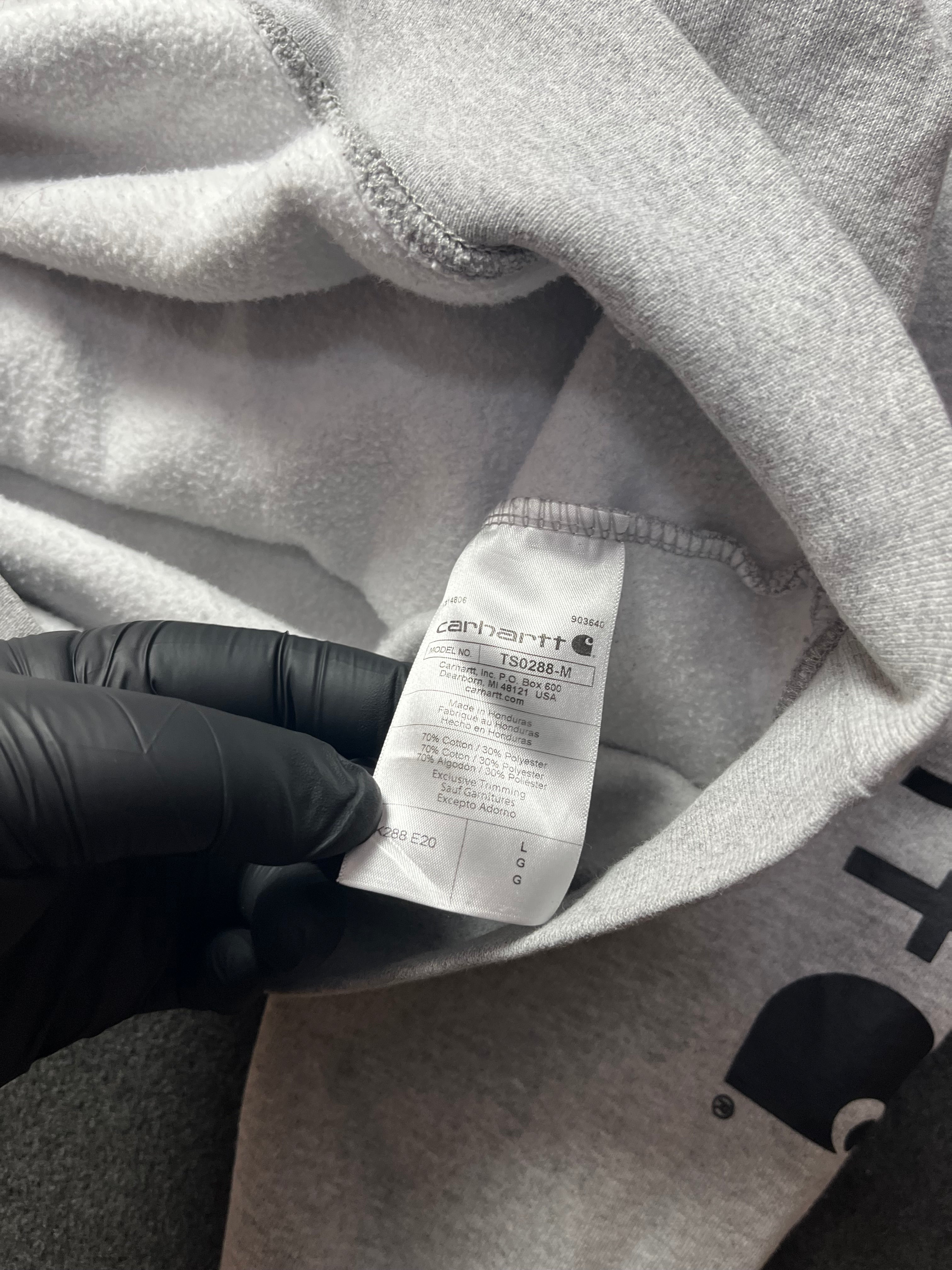Carhartt Grey Loose Fit Hoodie