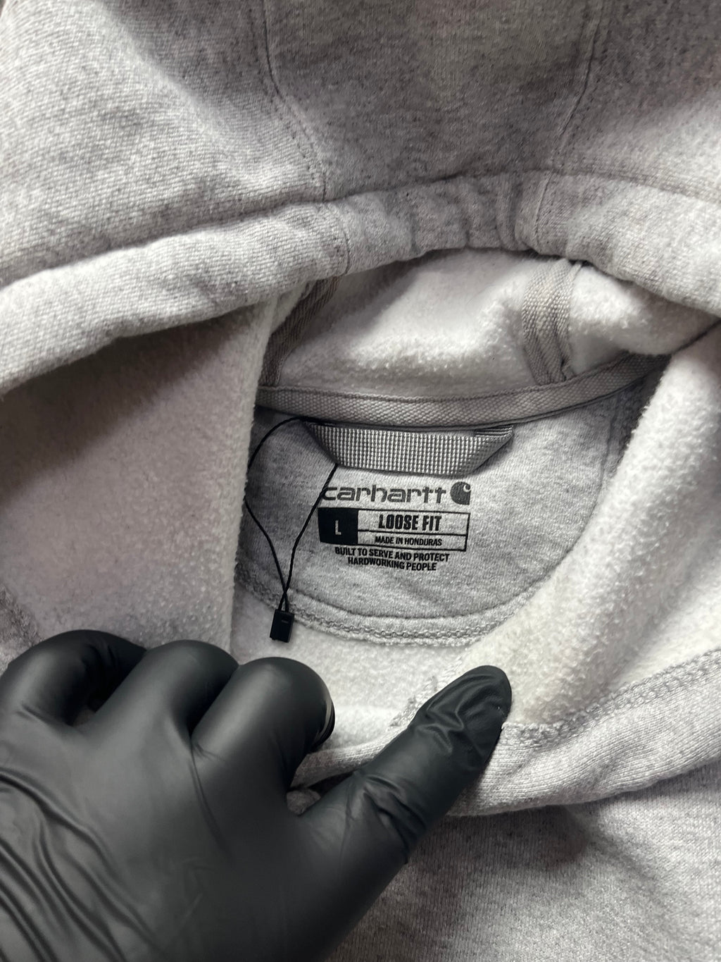 Carhartt Grey Loose Fit Hoodie