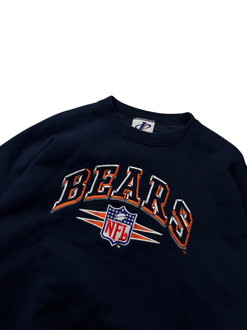 Vintage Chicago Bears NFL Blue Sweatshirt arge Chicago Bears Printed Crewneck Bears Football Jumper Chicago Da Bears Sweater