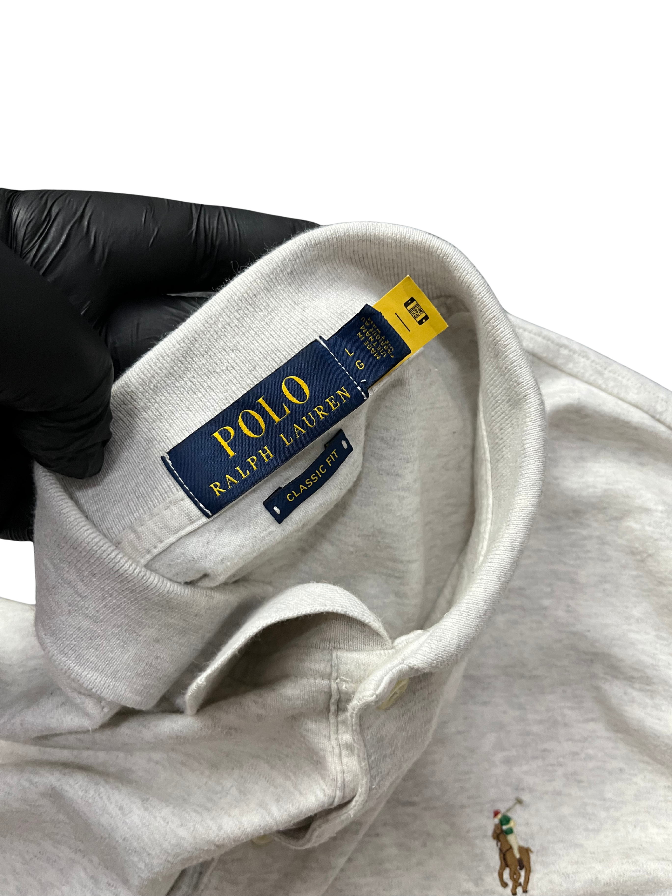 Polo Ralph Lauren Custom Slim Fit Cotton Polo State Heather