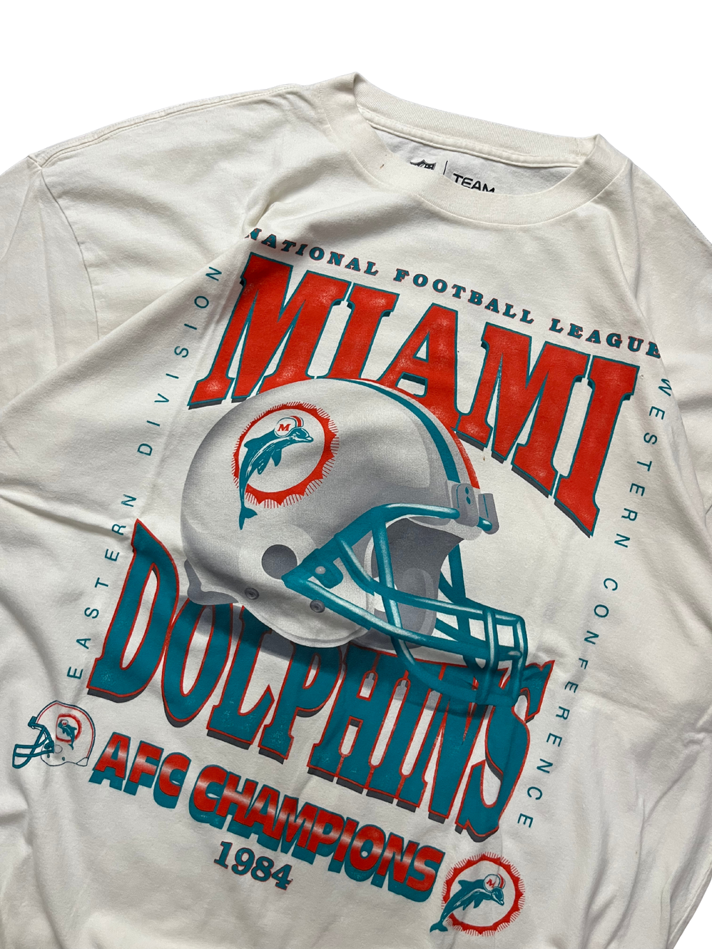 Miami Dolphins Shirt White AFC Champions 1984