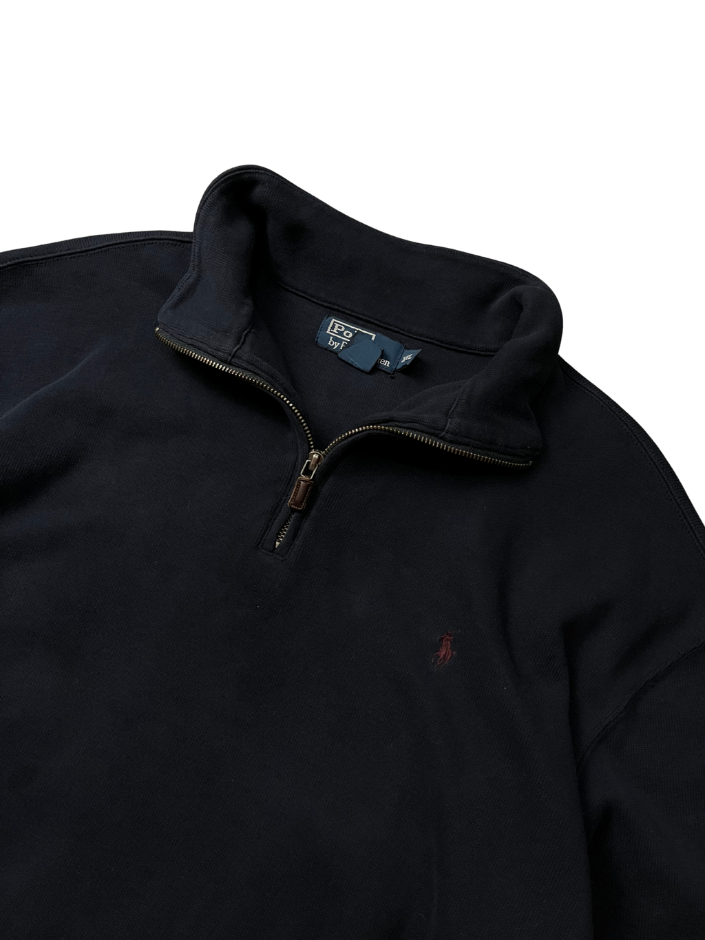 Polo Ralph Lauren Pullover Sweater Shirt Navy 1/4 Zip