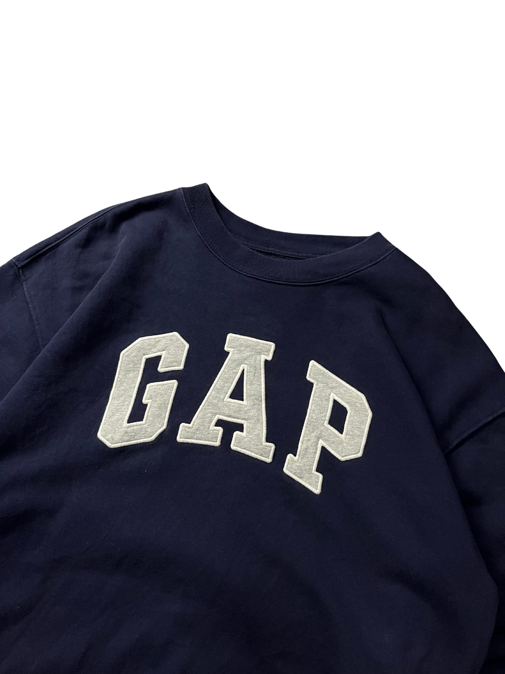 Gap Logo Crewneck Sweatshirt Navy Blue