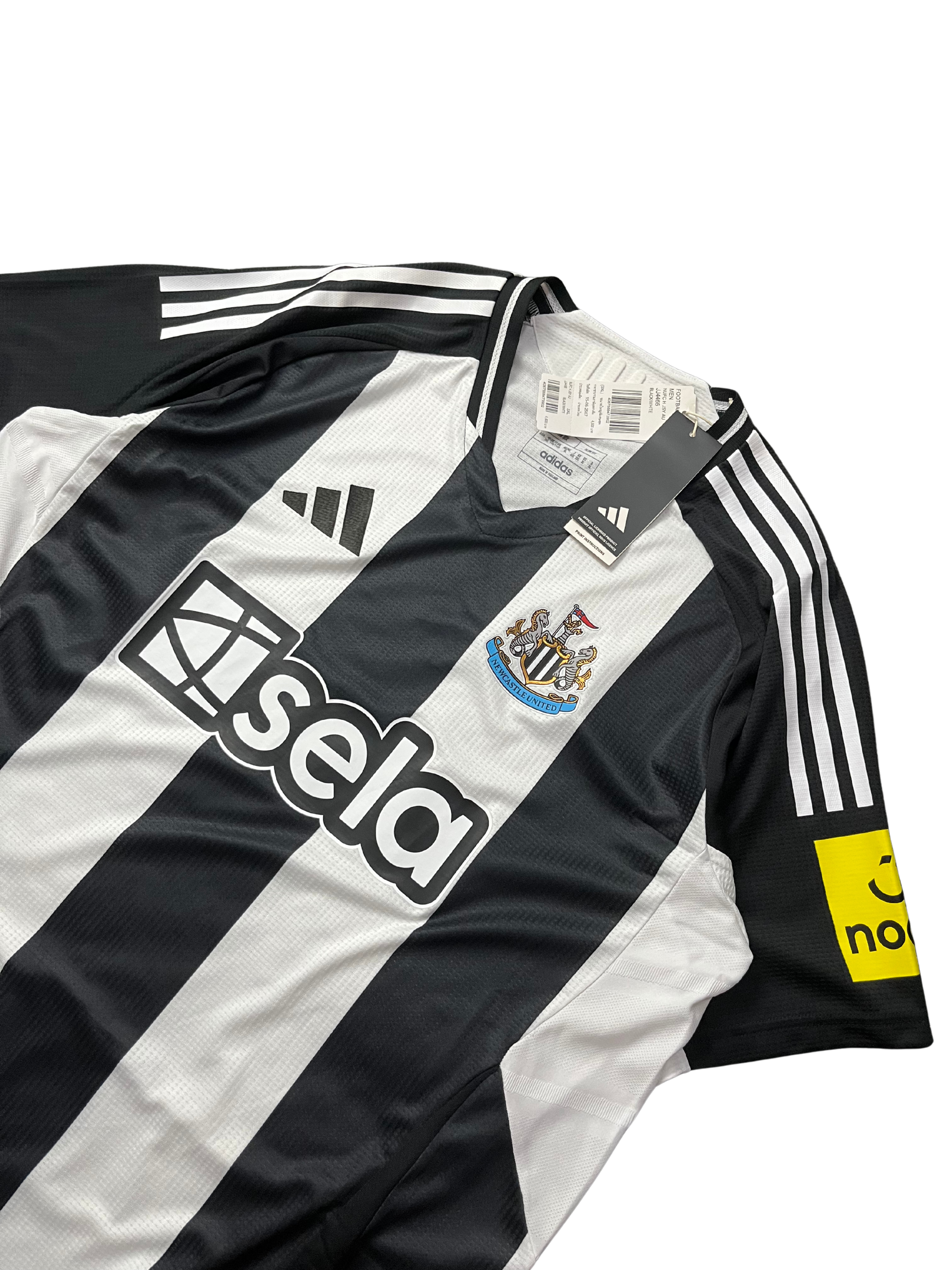 Adidas Newcastle United FC 24/25 Home Authentic Soccer Jersey Mens