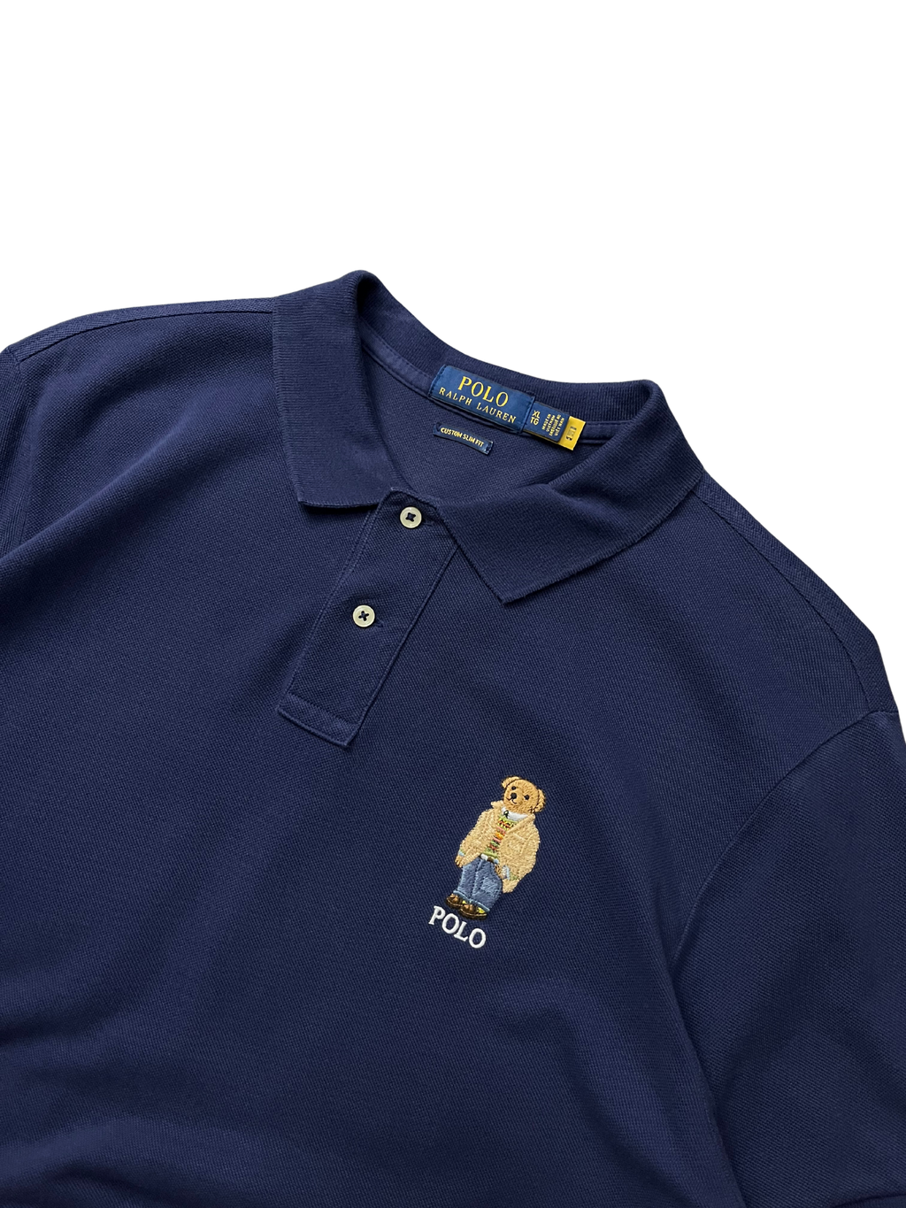 Polo Ralph Lauren Custom Slim Fit Polo Bear Polo Shirt