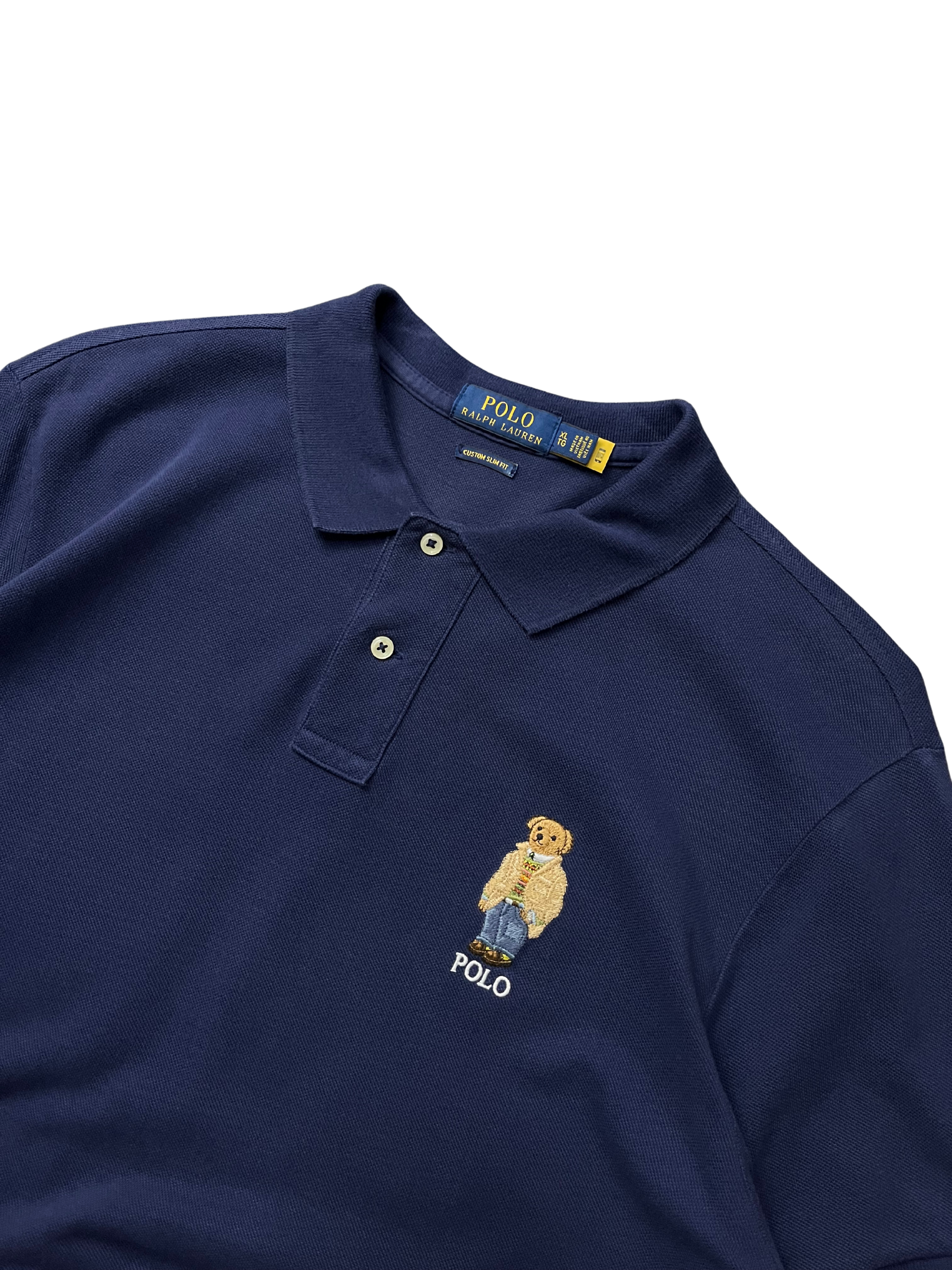 Polo Ralph Lauren Custom Slim Fit Polo Bear Polo Shirt