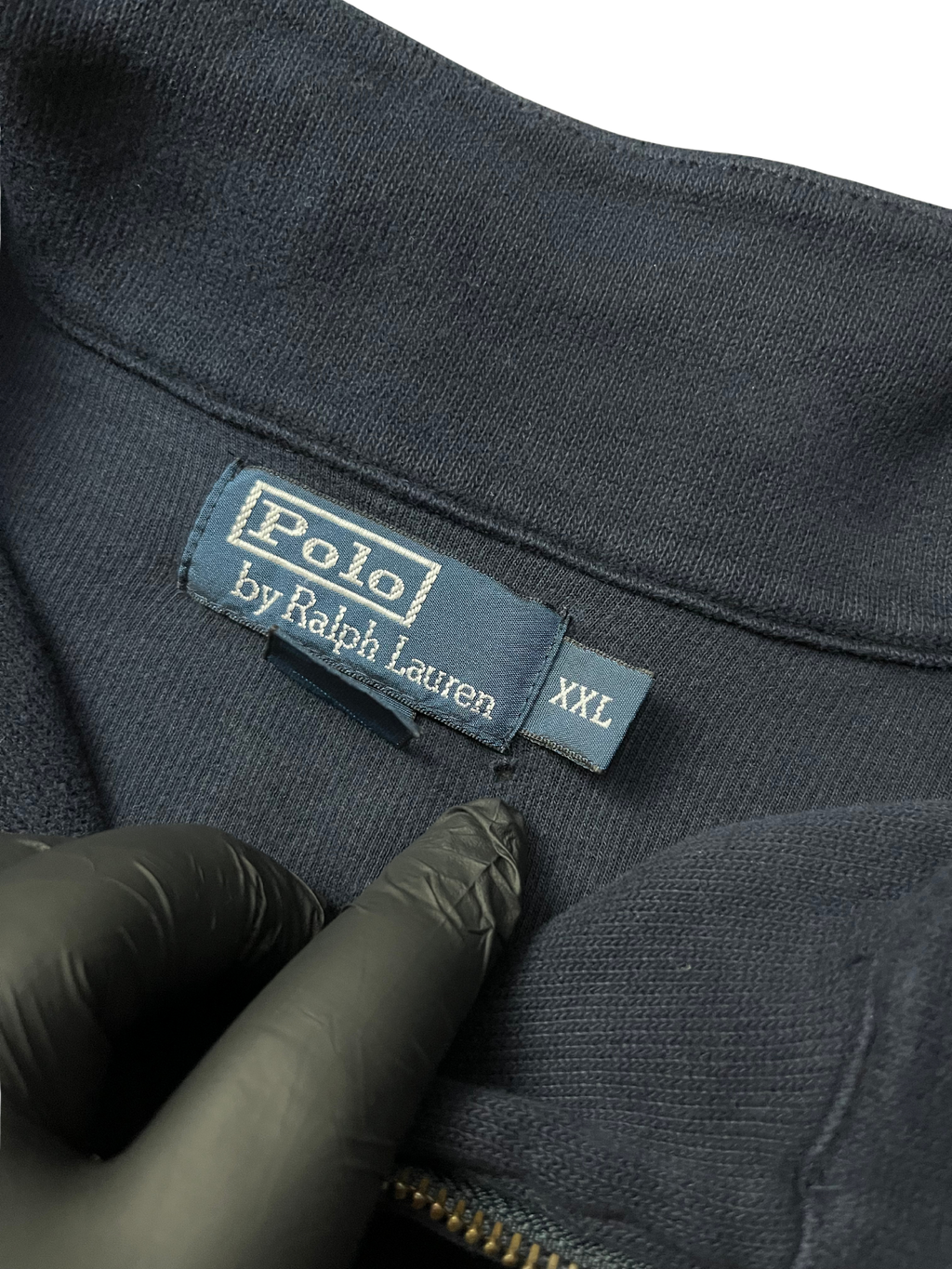 Polo Ralph Lauren Pullover Sweater Shirt Navy 1/4 Zip