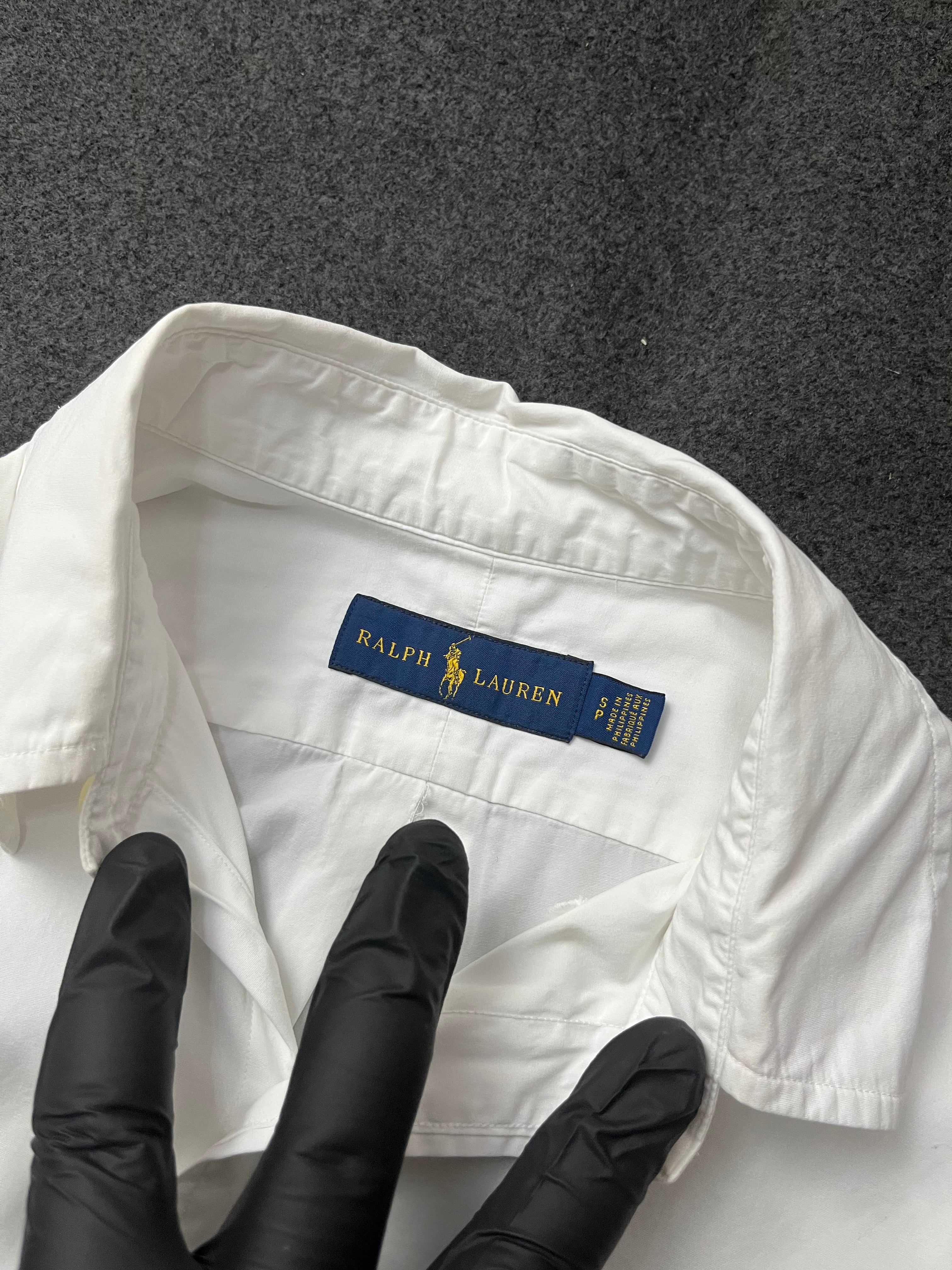 Polo Ralph Lauren classic fit long-sleeve oxford shirt with a blue embroidered logo