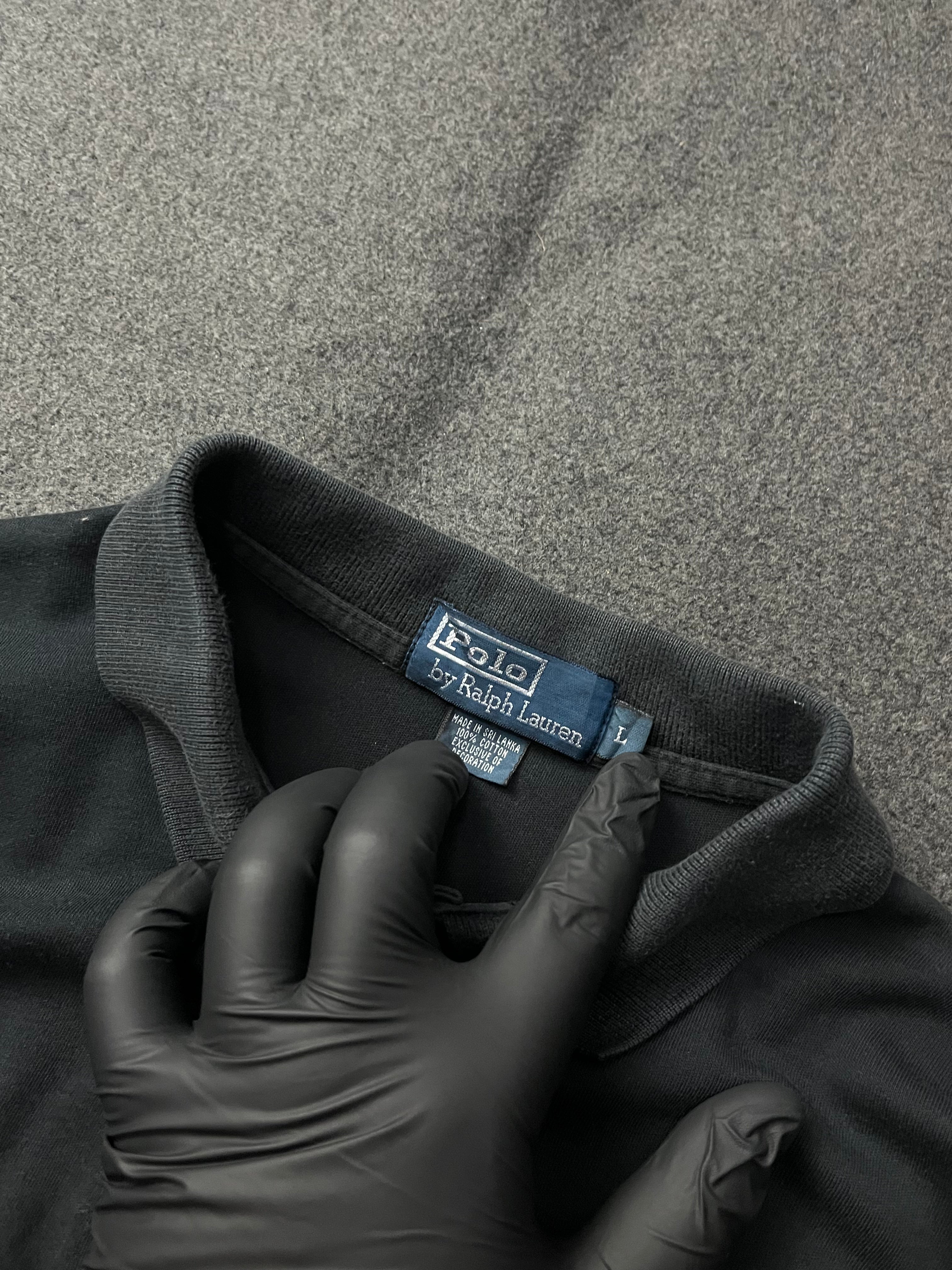 Polo Ralph Lauren embroidered logo polo shirt with a contrasting red embroidered pony