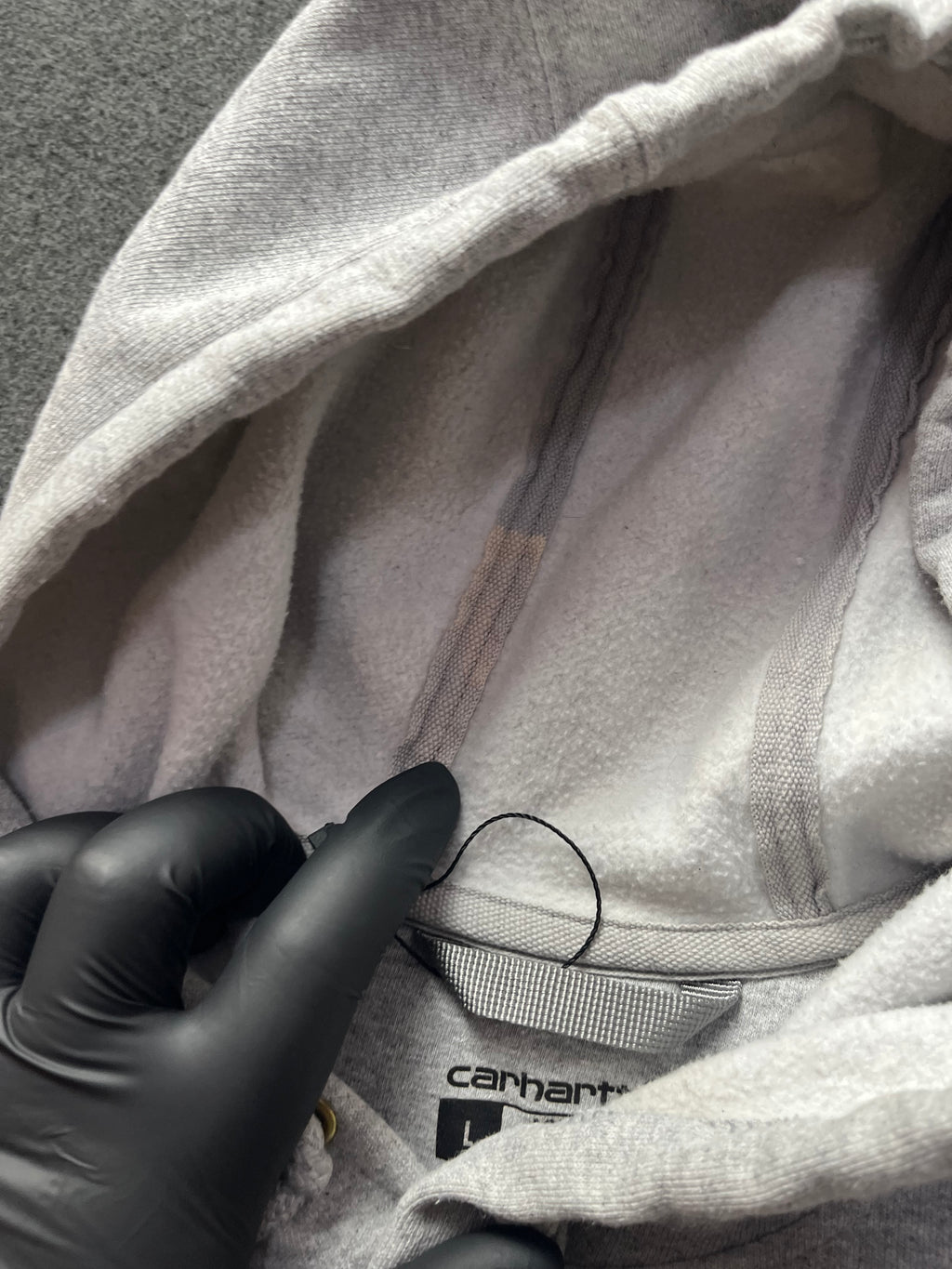 Carhartt Grey Loose Fit Hoodie