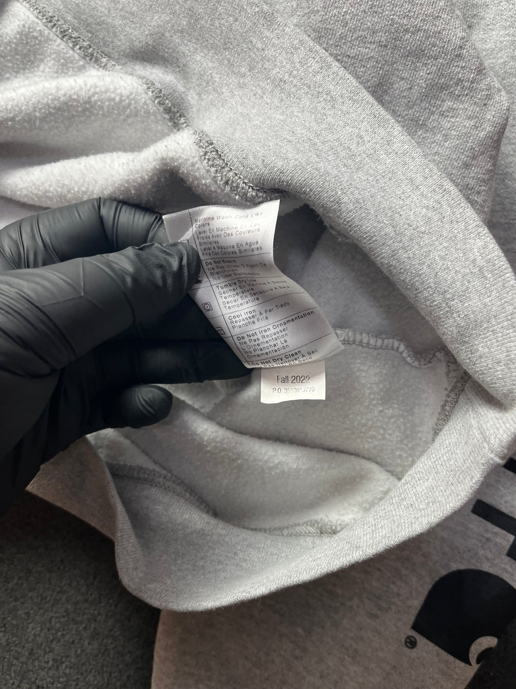Carhartt Grey Loose Fit Hoodie