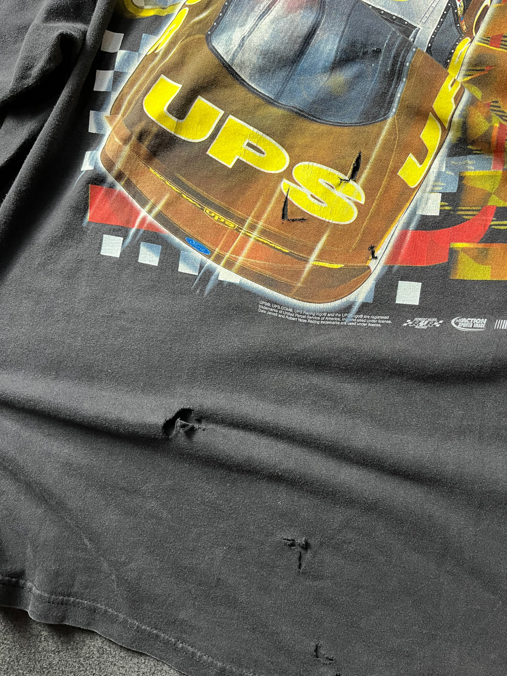 Vintage NASCAR Dale Jarrett Racing T-Shirt 2000s Black
