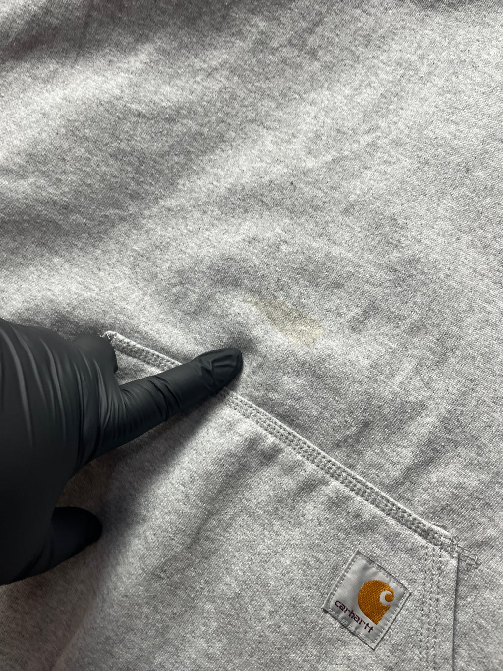 Carhartt Grey Loose Fit Hoodie