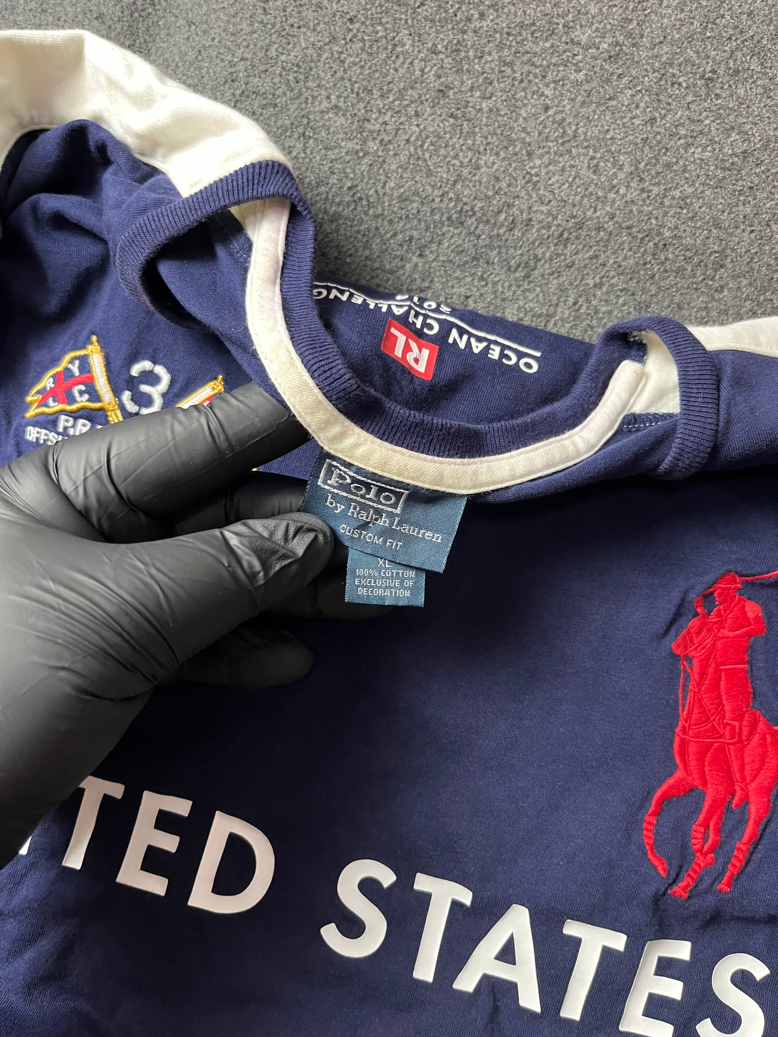 Polo Ralph Lauren Blue Crew Neck T-Shirts