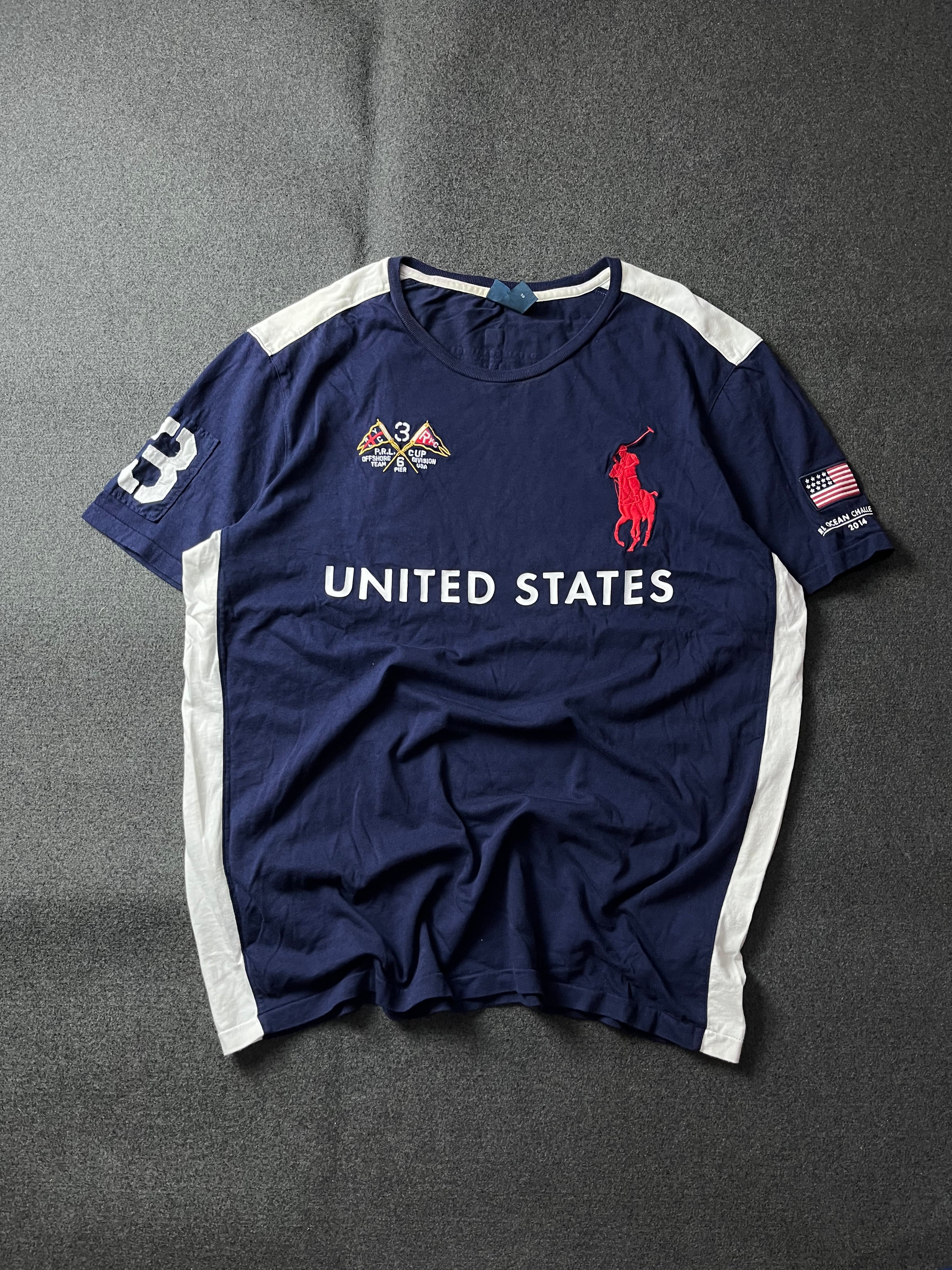 Polo Ralph Lauren Blue Crew Neck T-Shirts