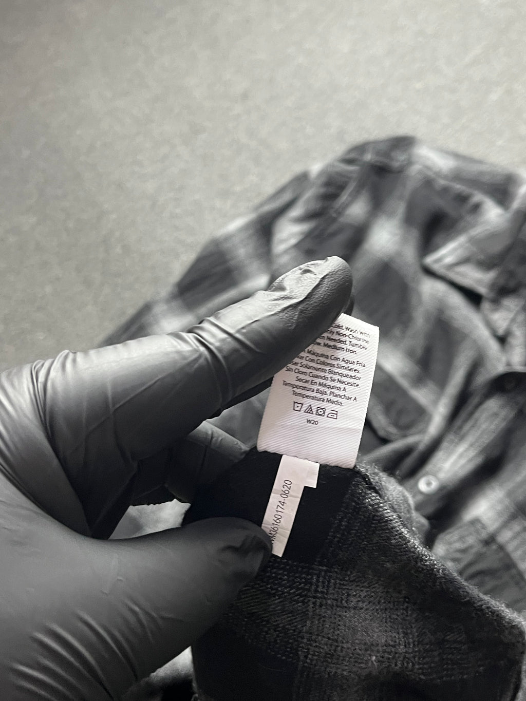 George black & white heavy cotton shirt