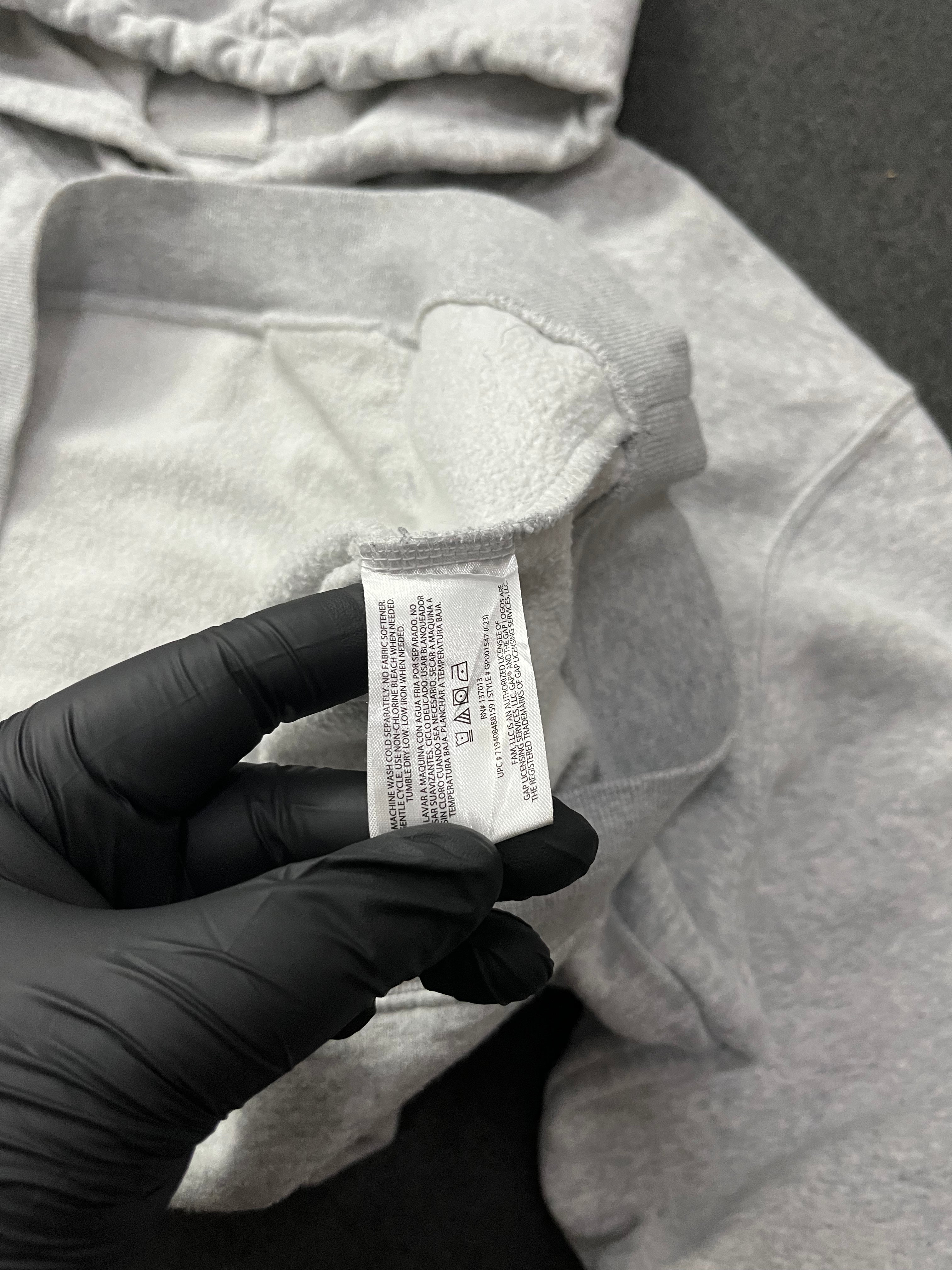 Gap Unisex Logo Fleece Hoodie Gray, NWOT