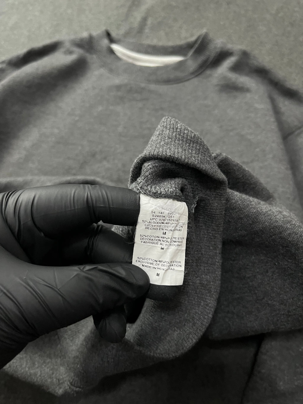 Champion Eco Sweatshirt Men Gray Chest Logo Pullover