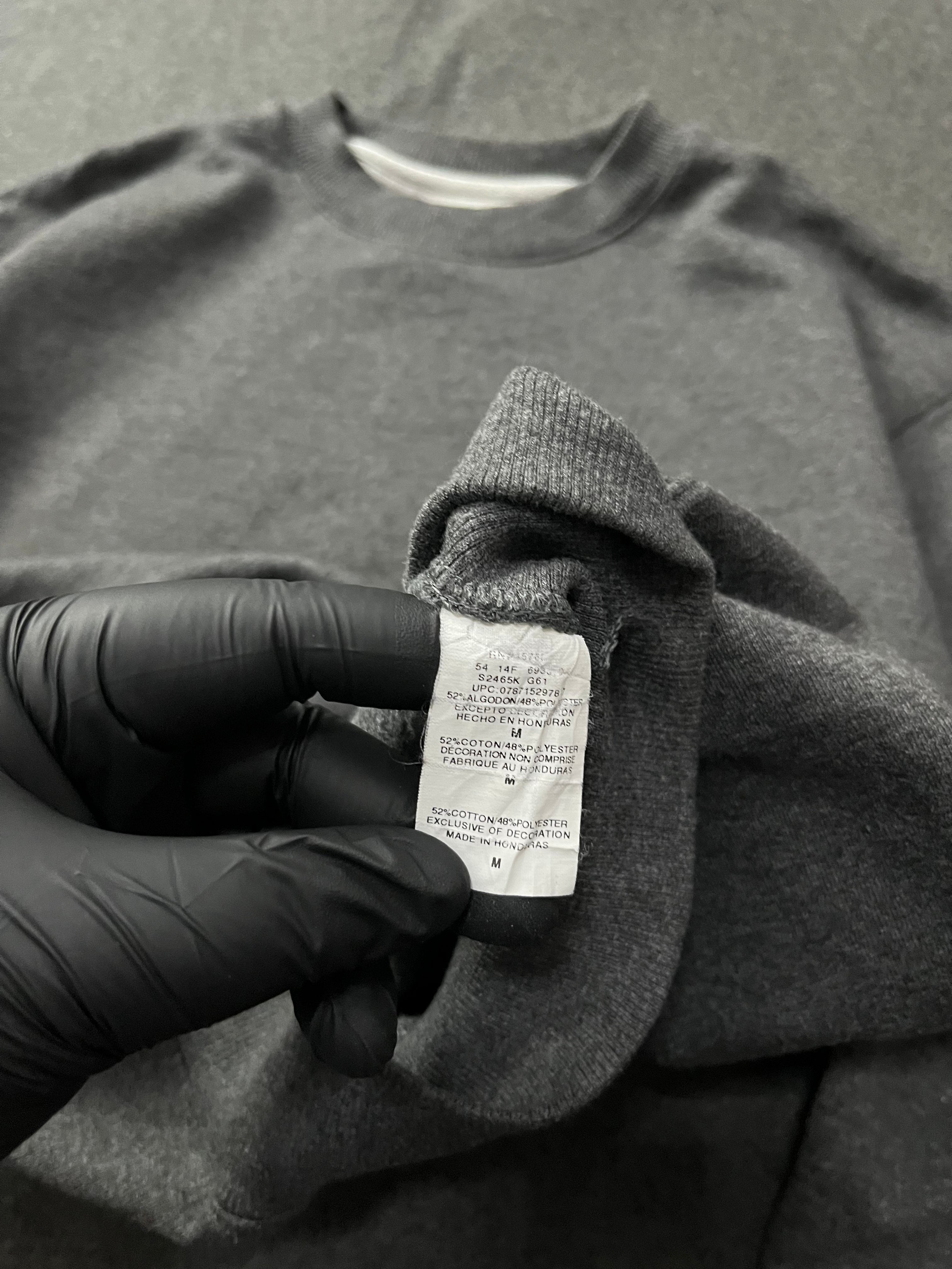 Champion Eco Sweatshirt Men Gray Chest Logo Pullover