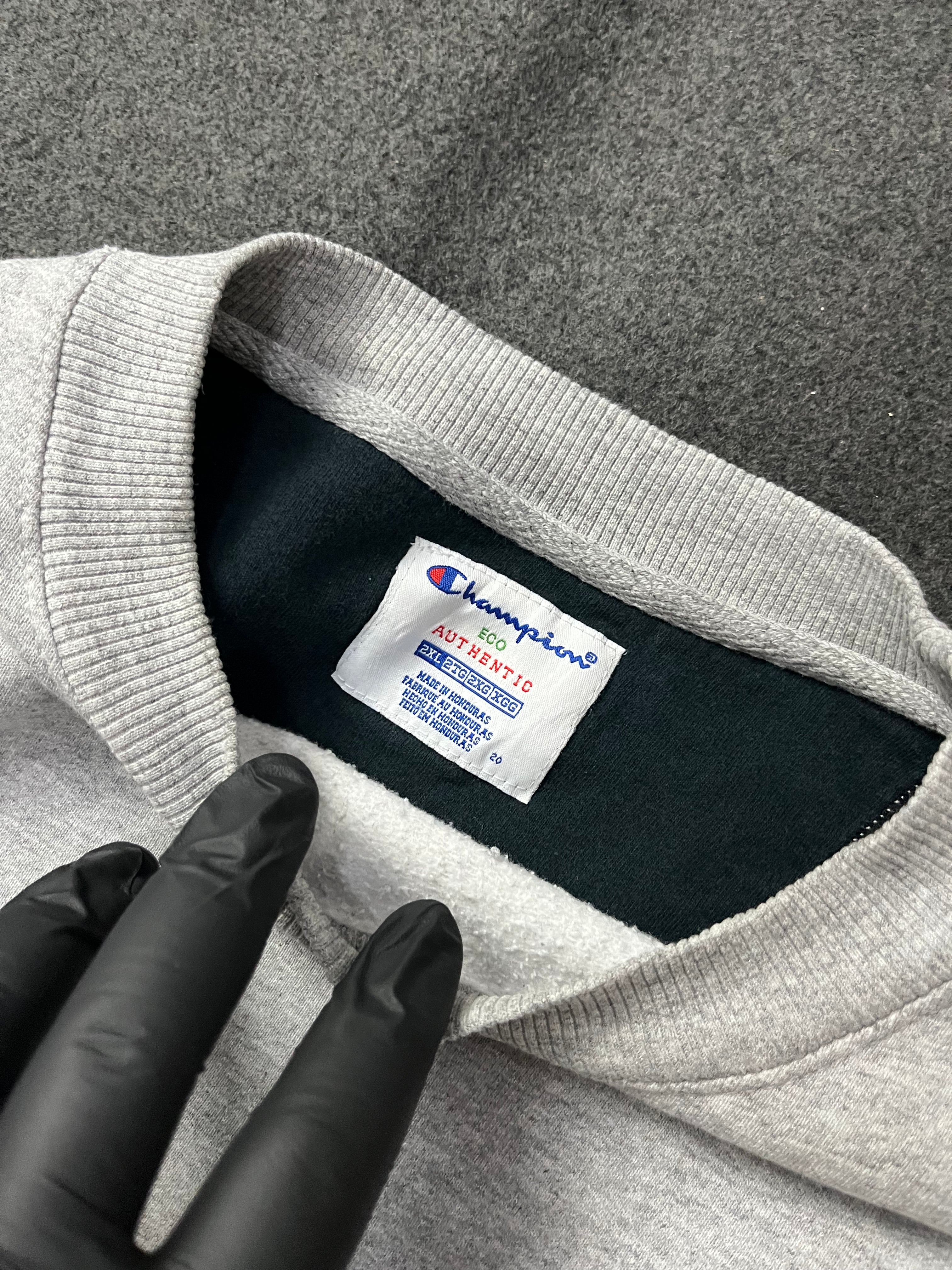 Champion Small Logo Embroidery Spellout Crewneck Sweatshirt Jumper Pullover Streetwear Sportswear Hip Hop Fashion