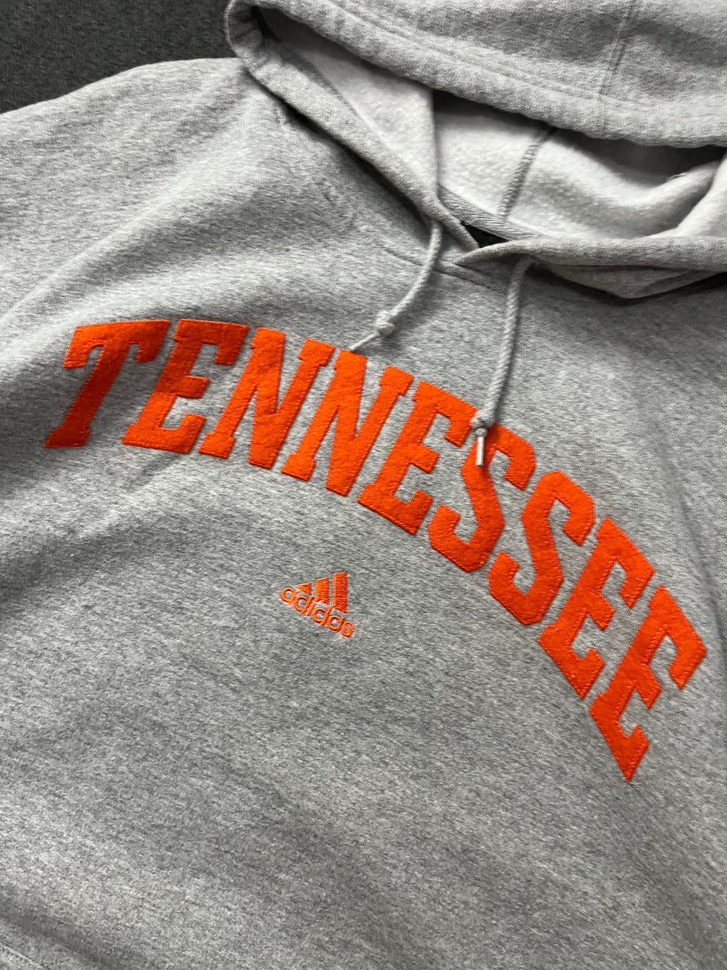 Adidas Tennessee Volunteers Vols Mens  Heather Gray Sweatshirt Hoodie