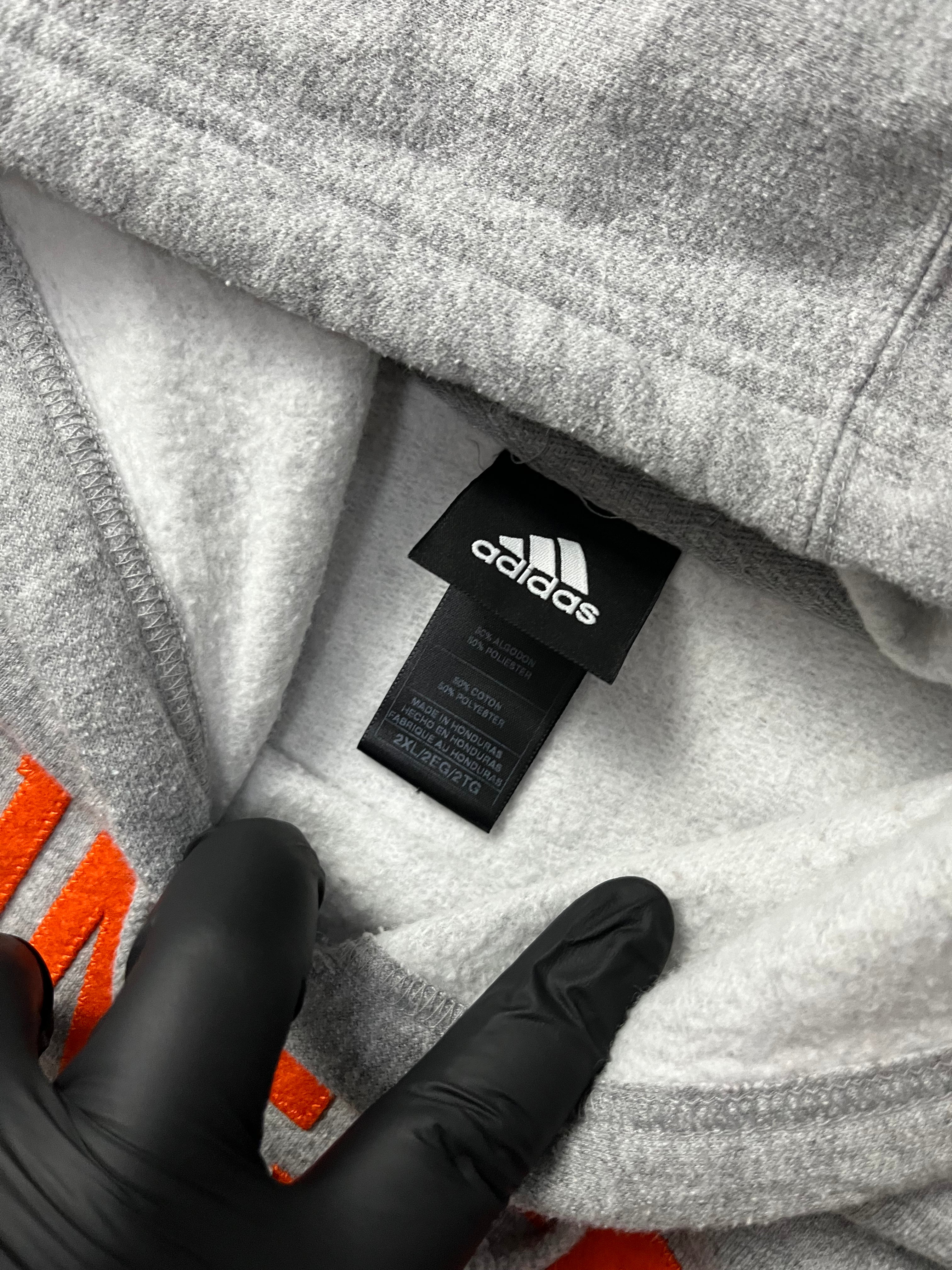 Adidas Tennessee Volunteers Vols Mens  Heather Gray Sweatshirt Hoodie