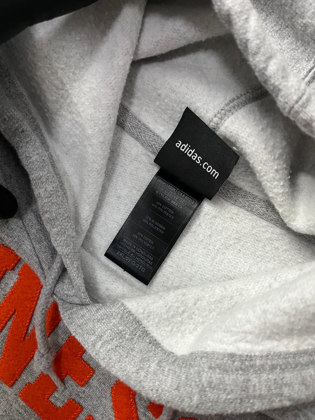 Adidas Tennessee Volunteers Vols Mens  Heather Gray Sweatshirt Hoodie