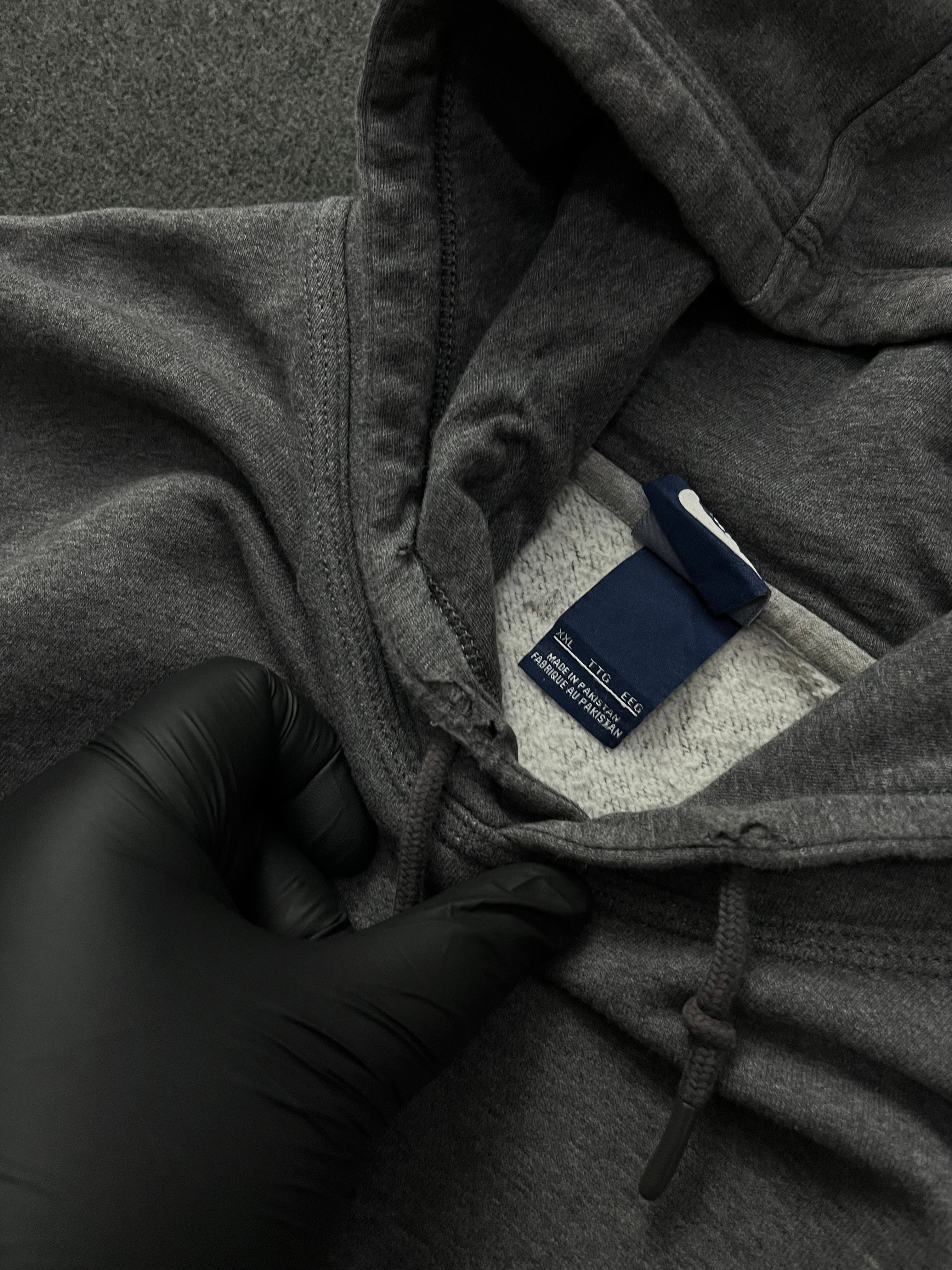 Vintage Nike y2k hoodie navy tag sweatshirt chest swoosh