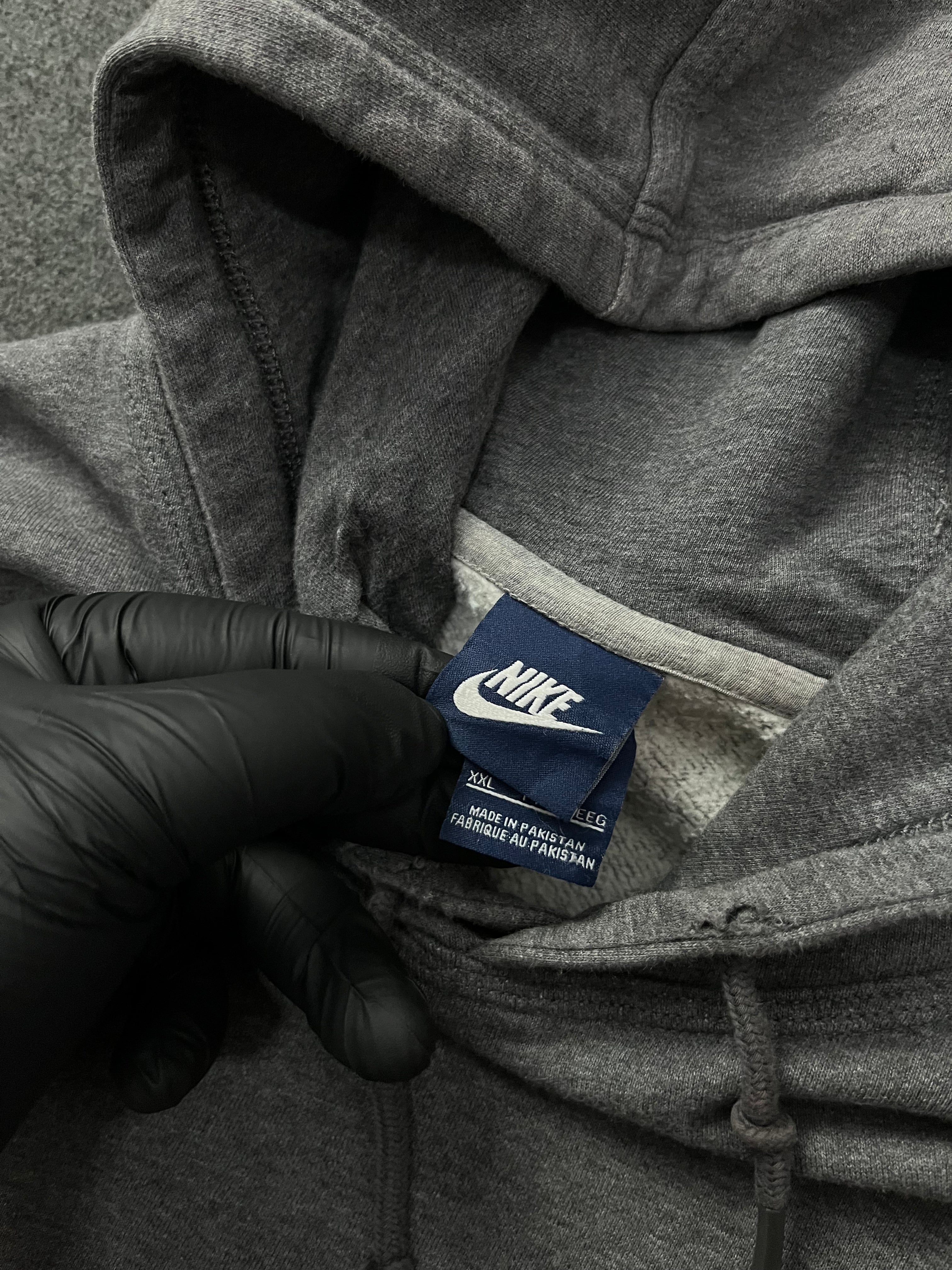 Vintage Nike y2k hoodie navy tag sweatshirt chest swoosh