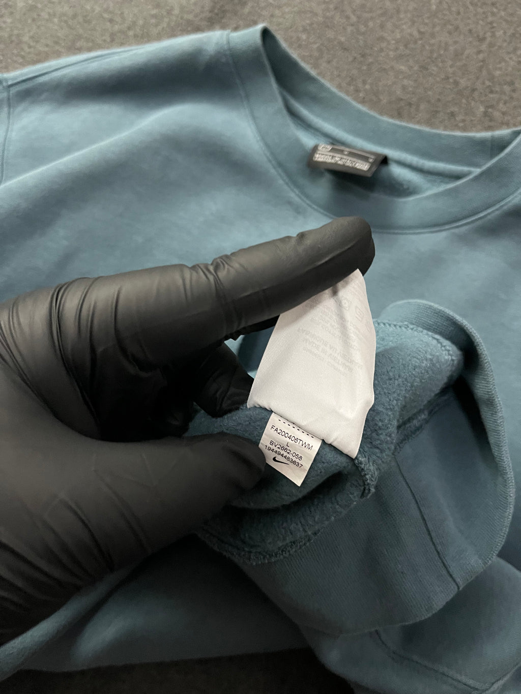 NIKE CLUB Sweatshirt Green Logo