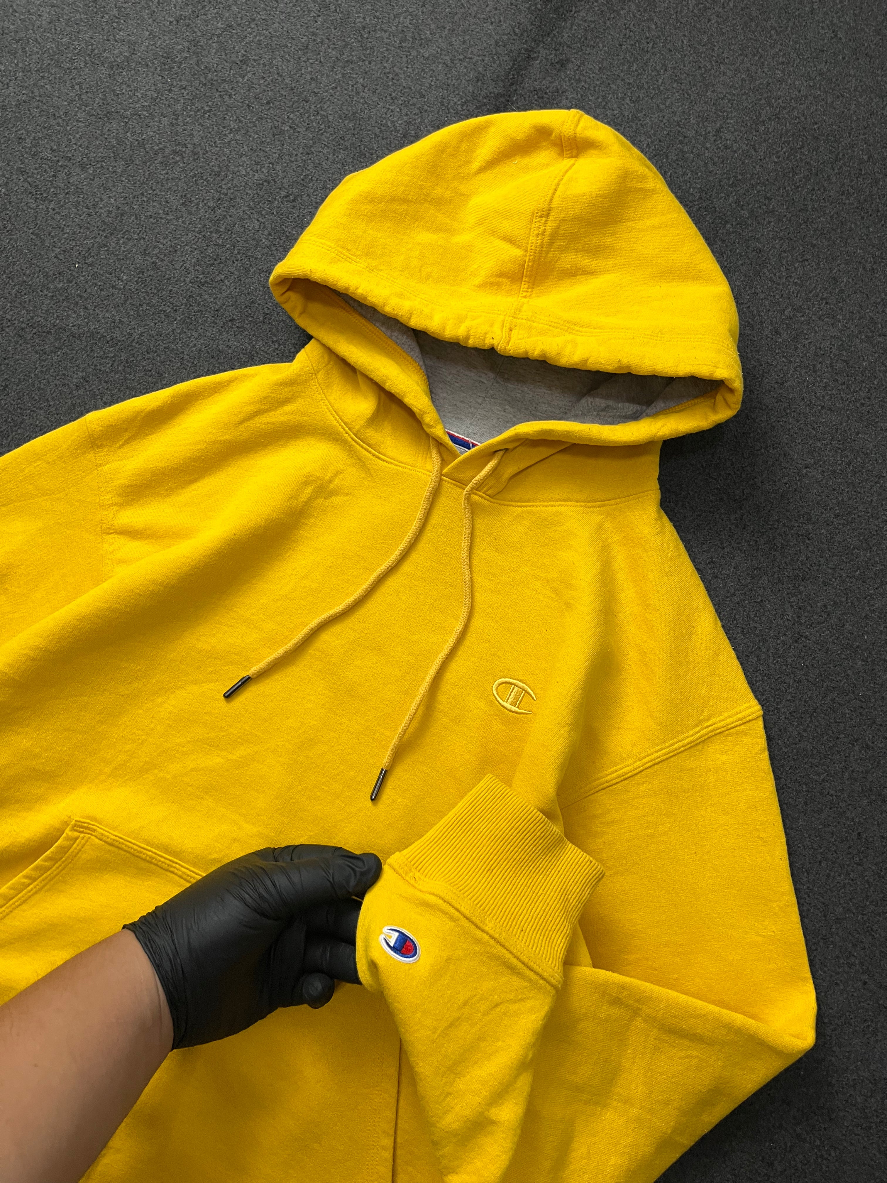 Champion Hoodie Cotton Blend Sweatshirt Jumper Mens