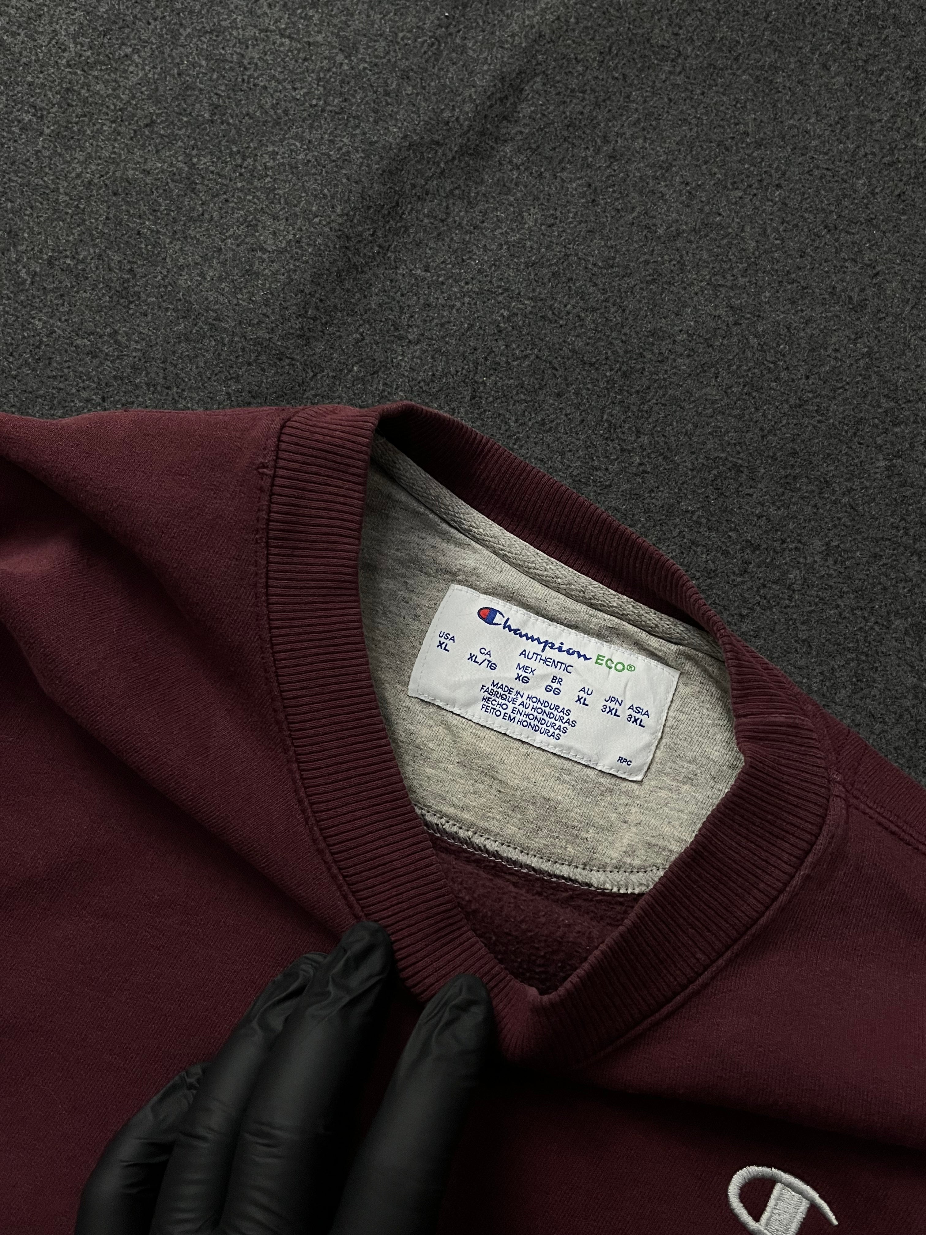 Champion Small Logo Embroidery Spellout Crewneck Sweatshirt Jumper Pullover Streetwear Sportswear Style Fashion