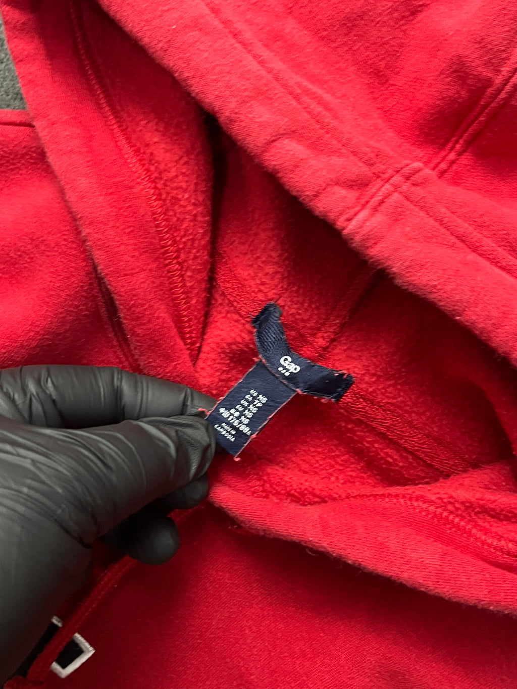 Gap Men's Red Hoodie