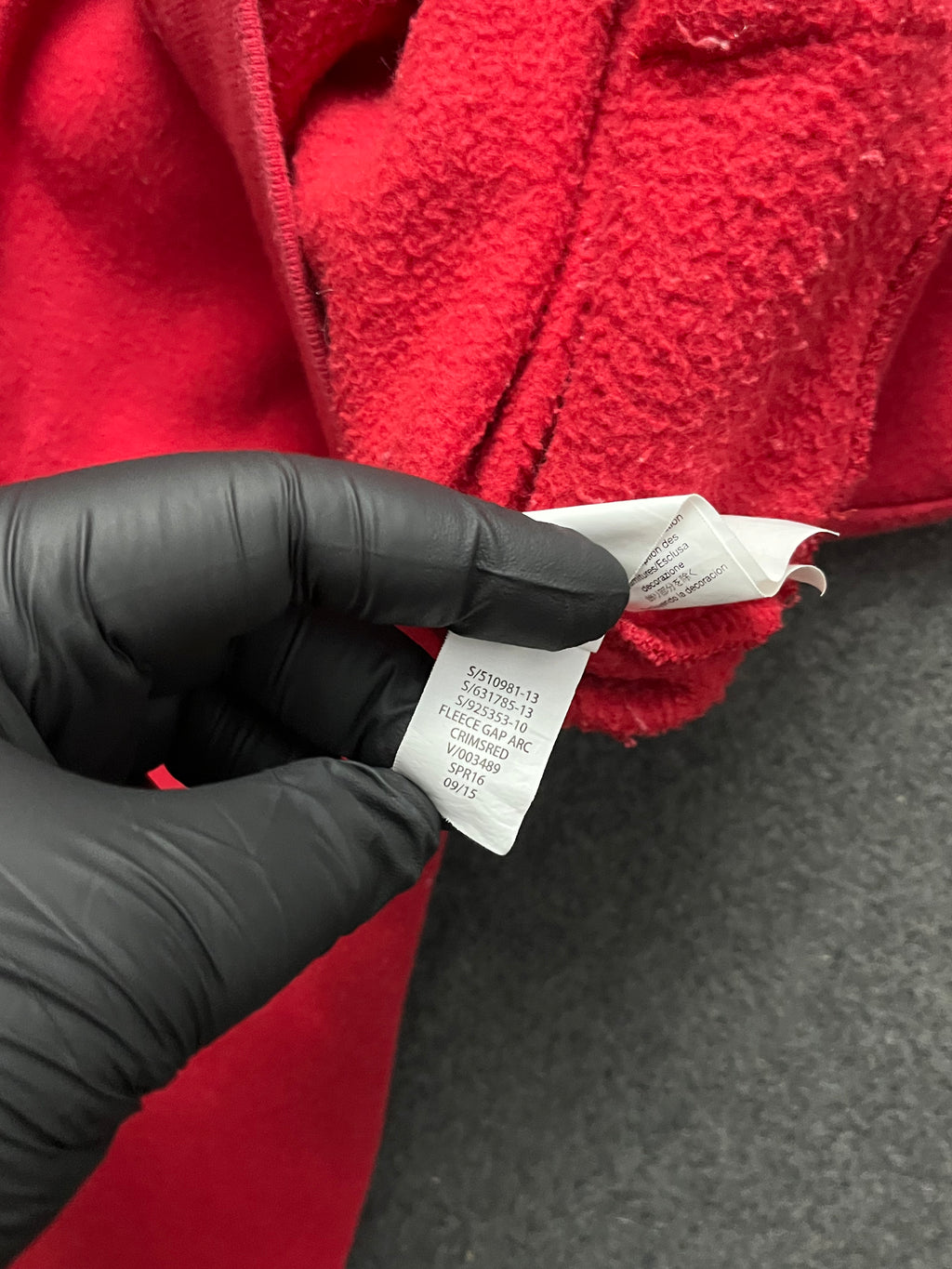 Gap Men's Red Hoodie