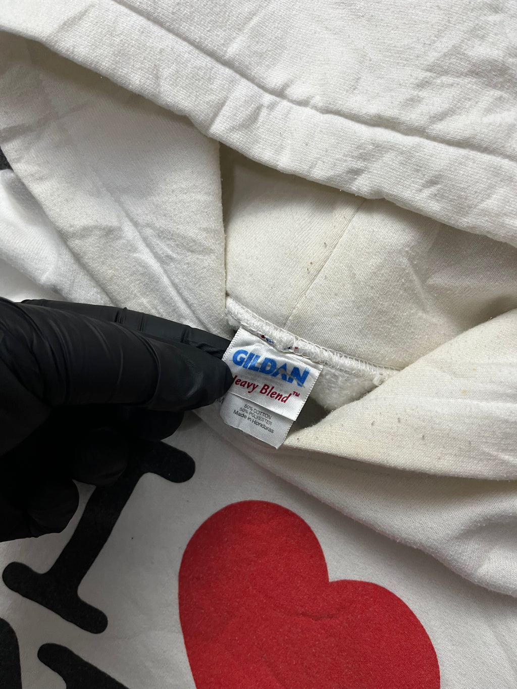 I Love New York Hoodie White