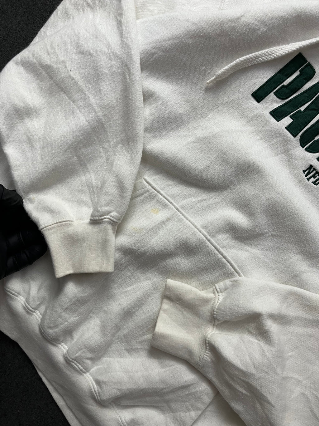 NFL Packers Heather Gray Hoodie