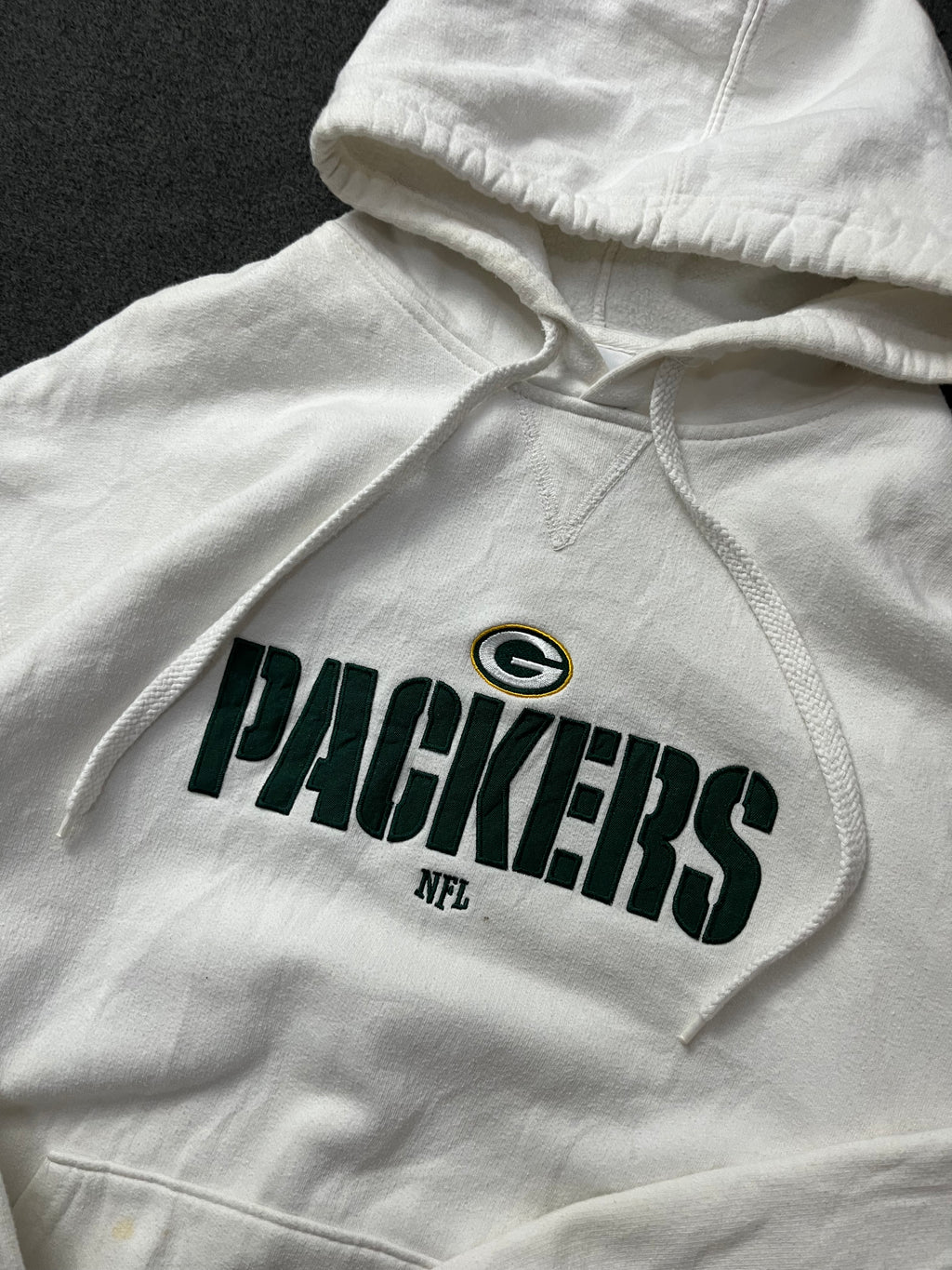NFL Packers Heather Gray Hoodie