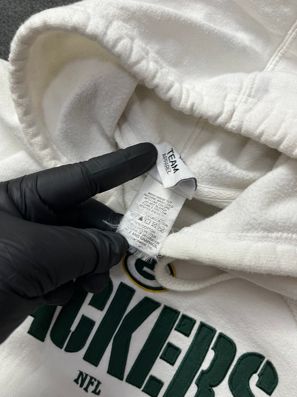 NFL Packers Heather Gray Hoodie