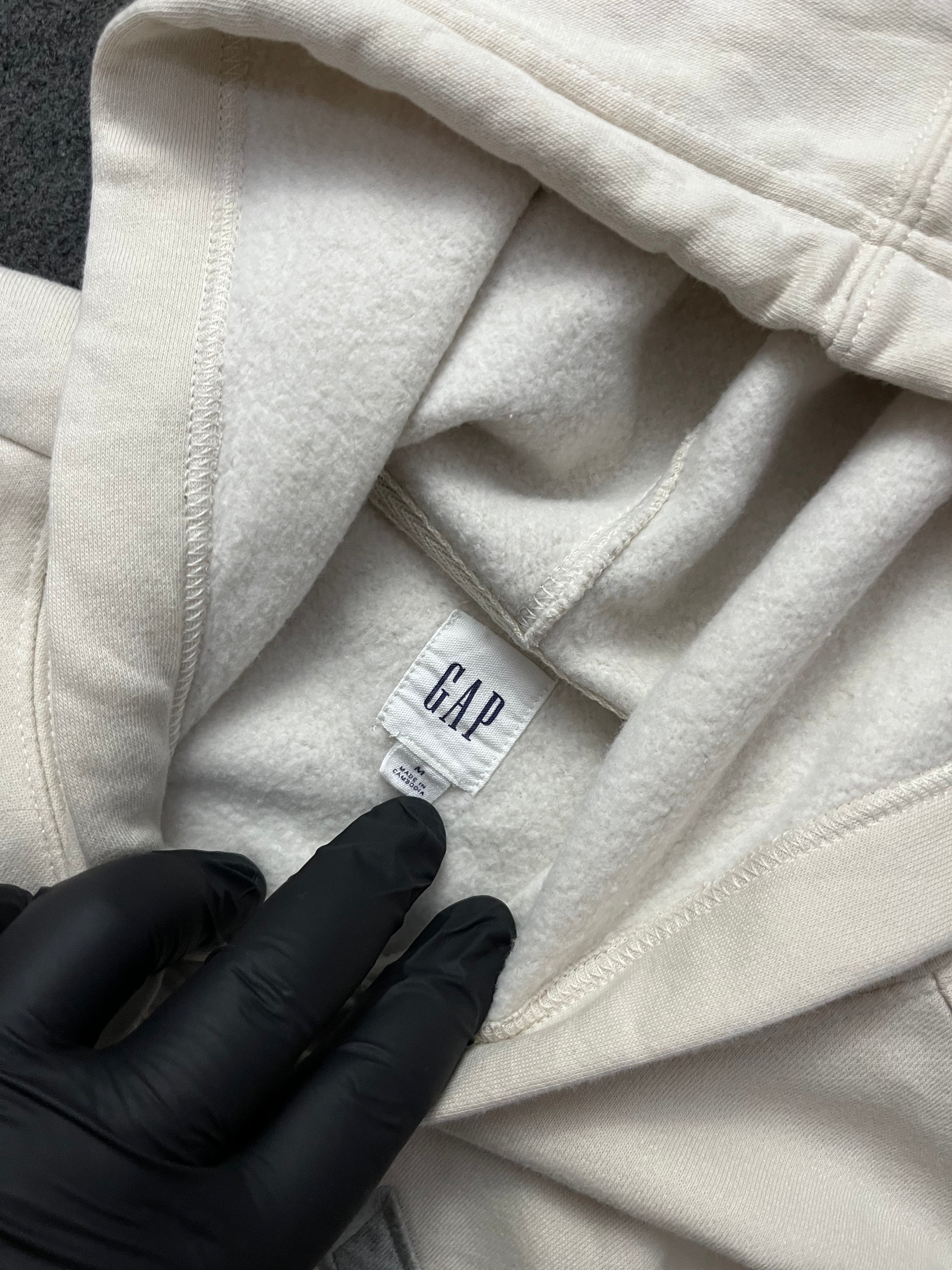 Gap Logo Hoodie Unbleached White