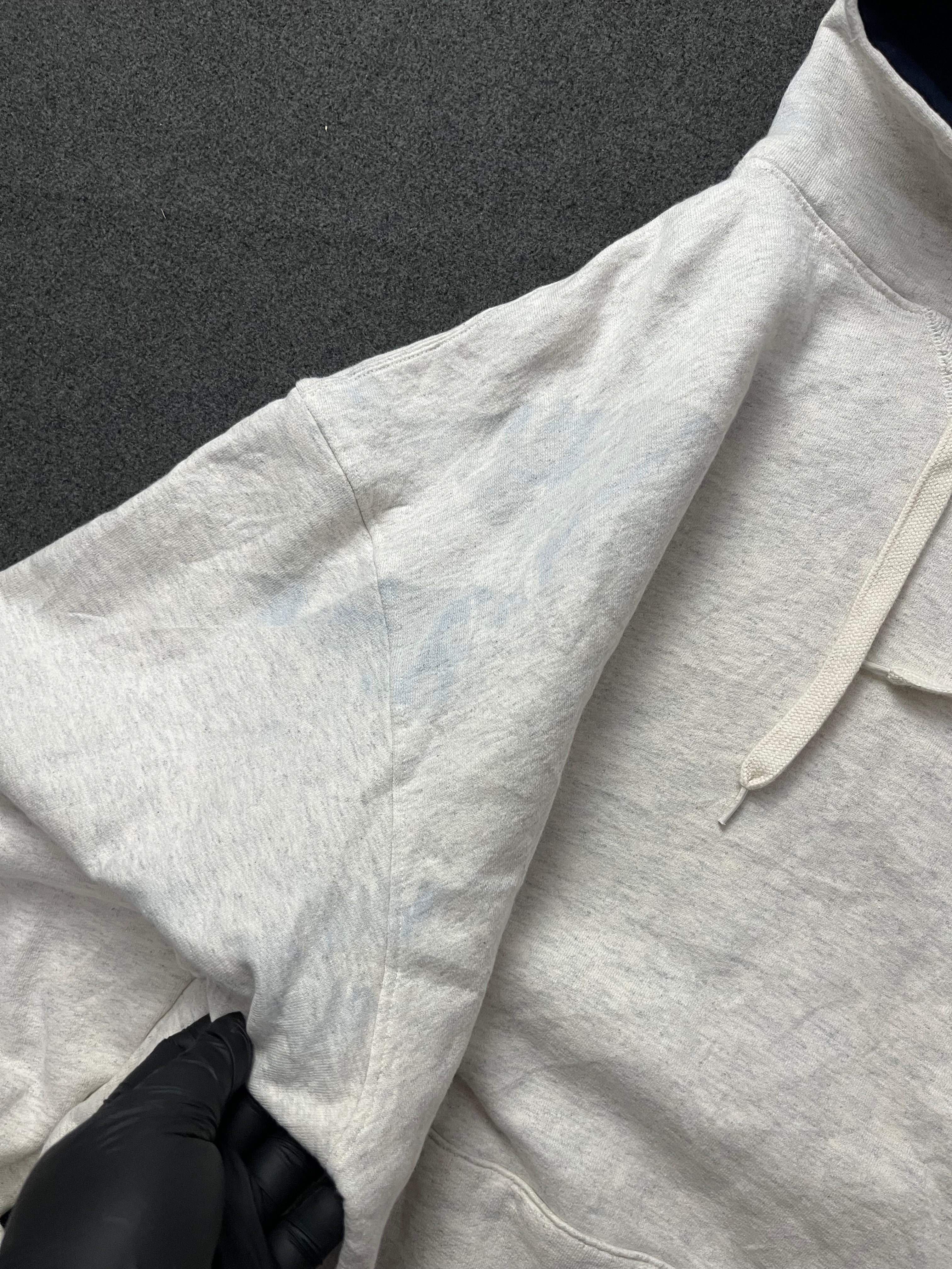 Vintage 1990s Grey Champion Small Logo Hoodie / Vintage Champion