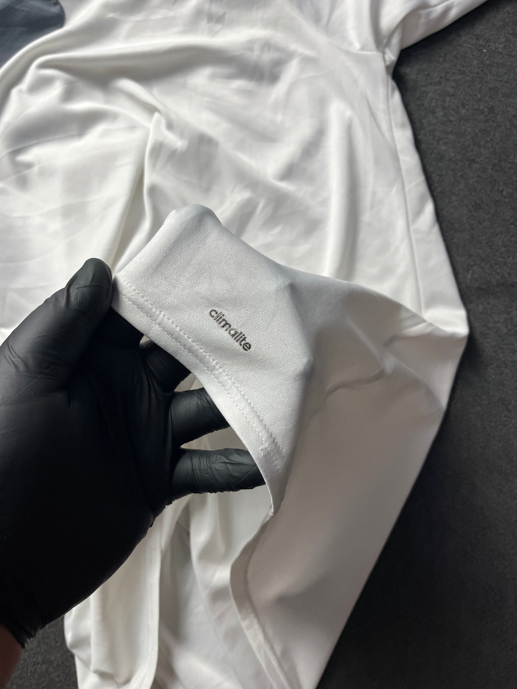 Adidas sports shirt white