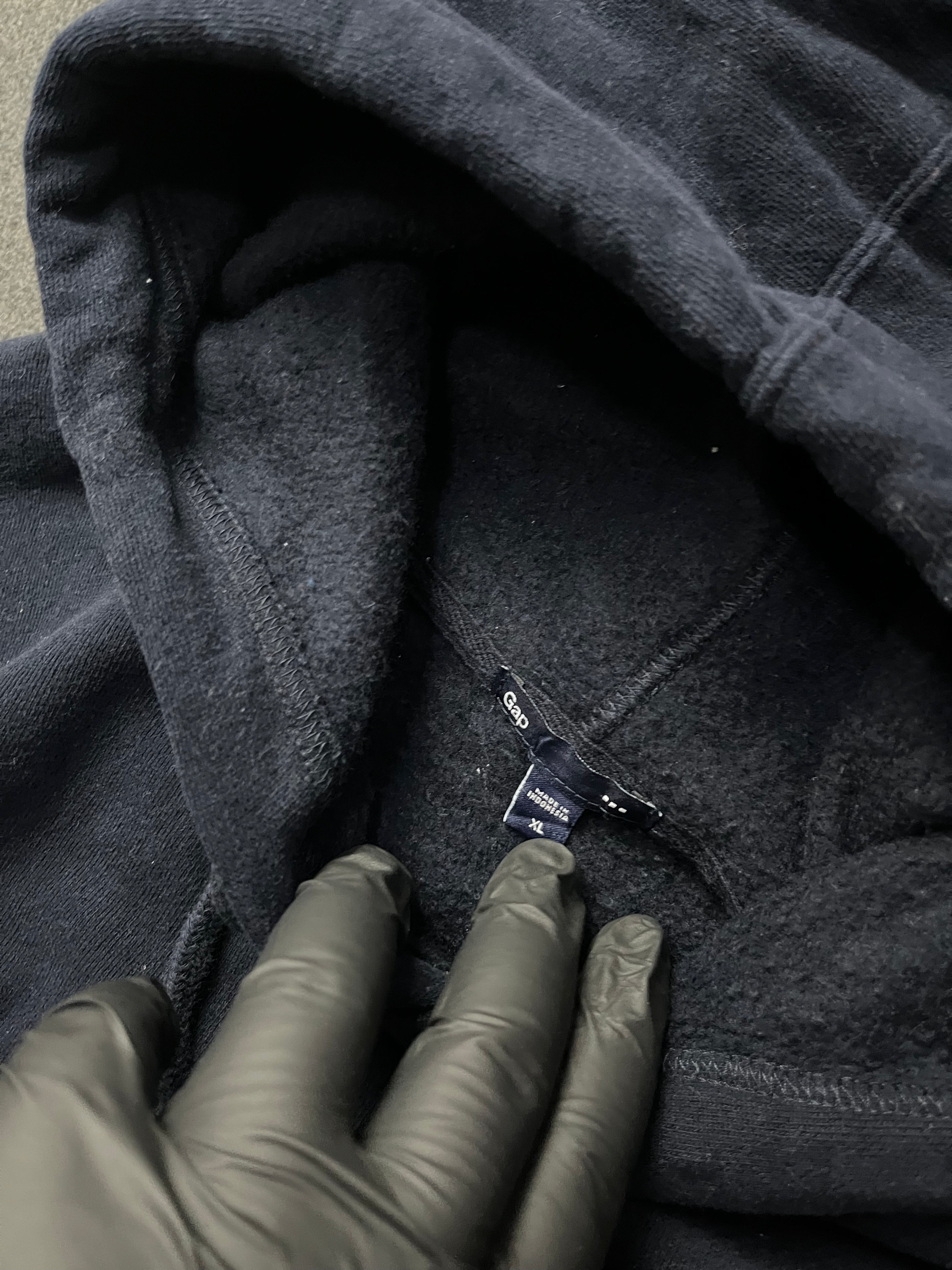 GAP Navy Blue Pullover Vintage Logo Hoodie